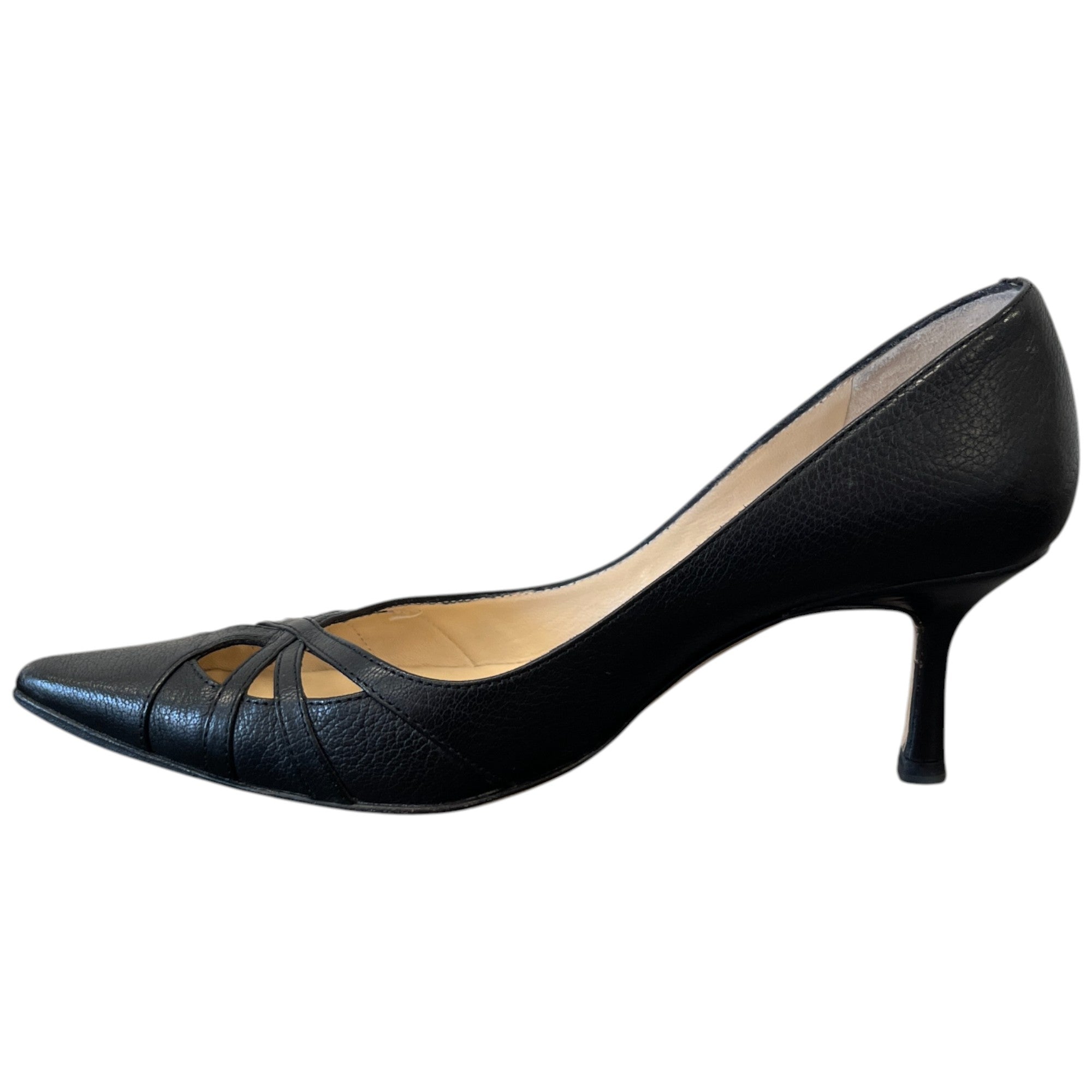 Women's Cutout Pumps Heels Black Size EU 35.5 / UK 2.5