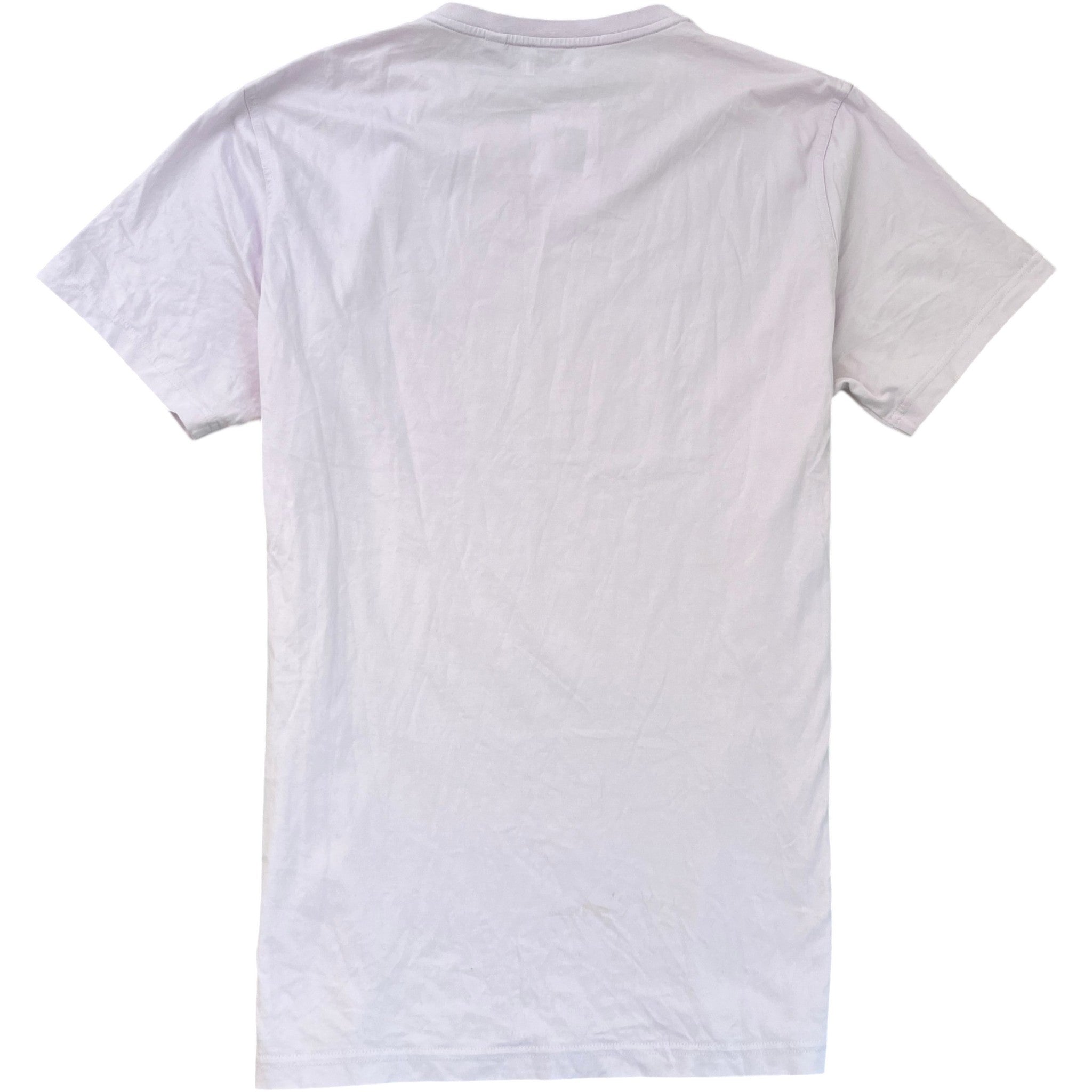 Men's Embroidered Logo T-Shirt Purple Size L