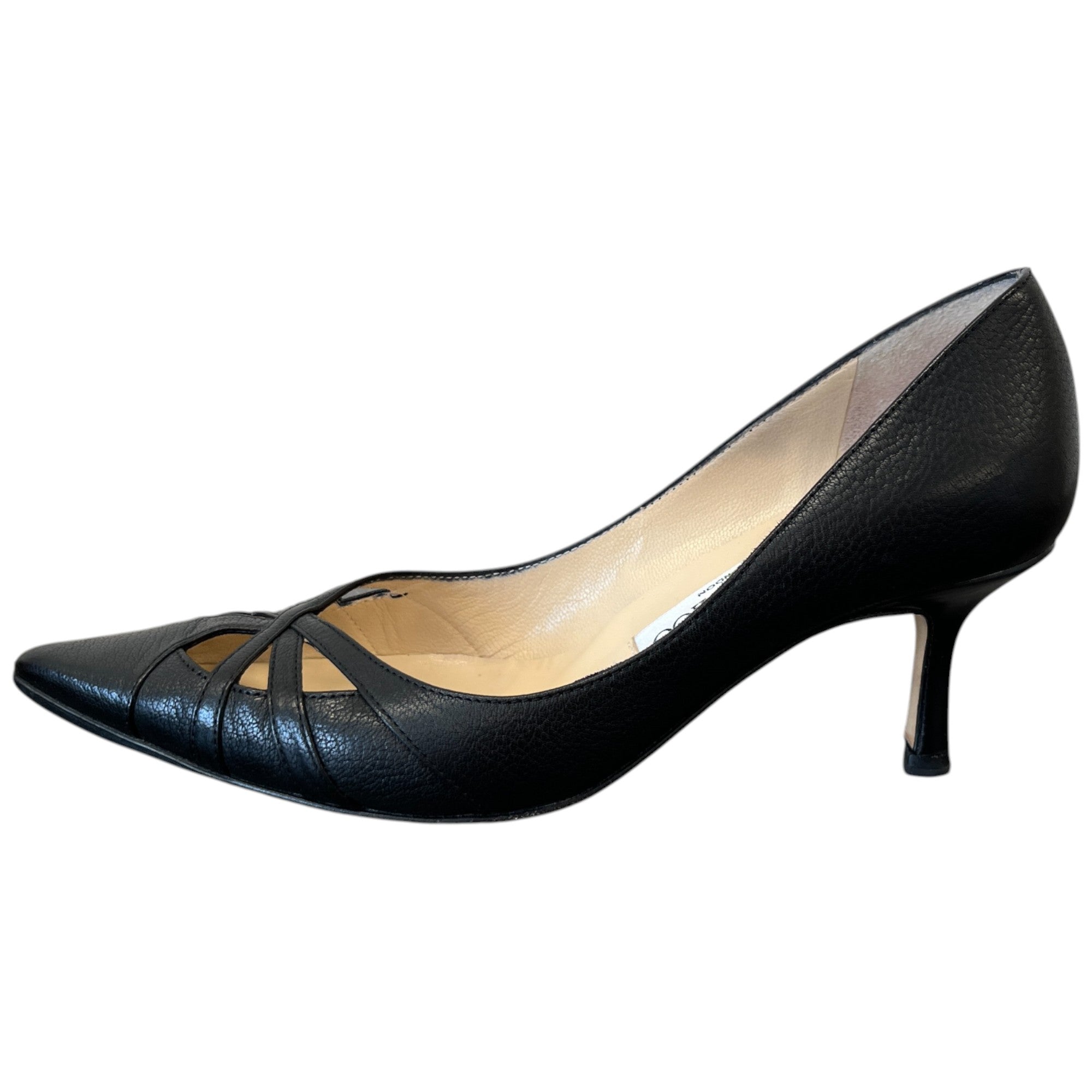 Women's Cutout Pumps Heels Black Size EU 35.5 / UK 2.5