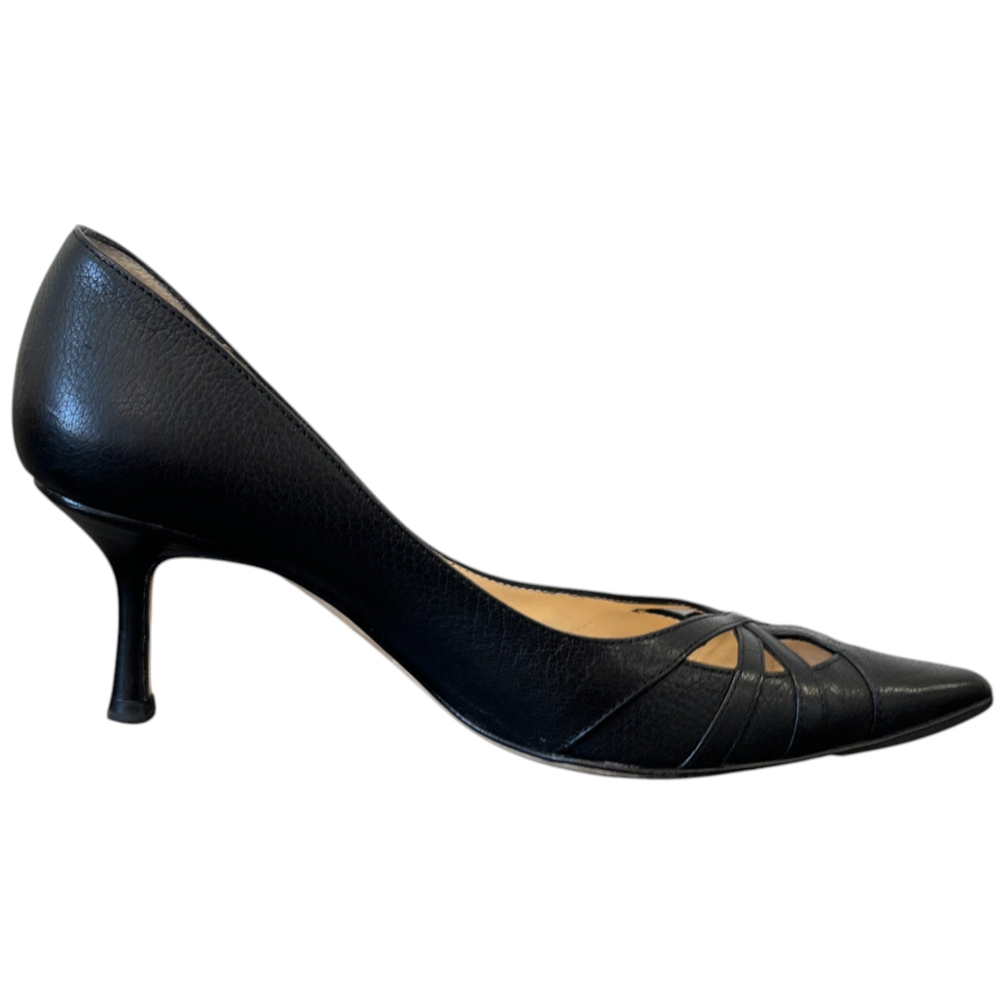 Women's Cutout Pumps Heels Black Size EU 35.5 / UK 2.5