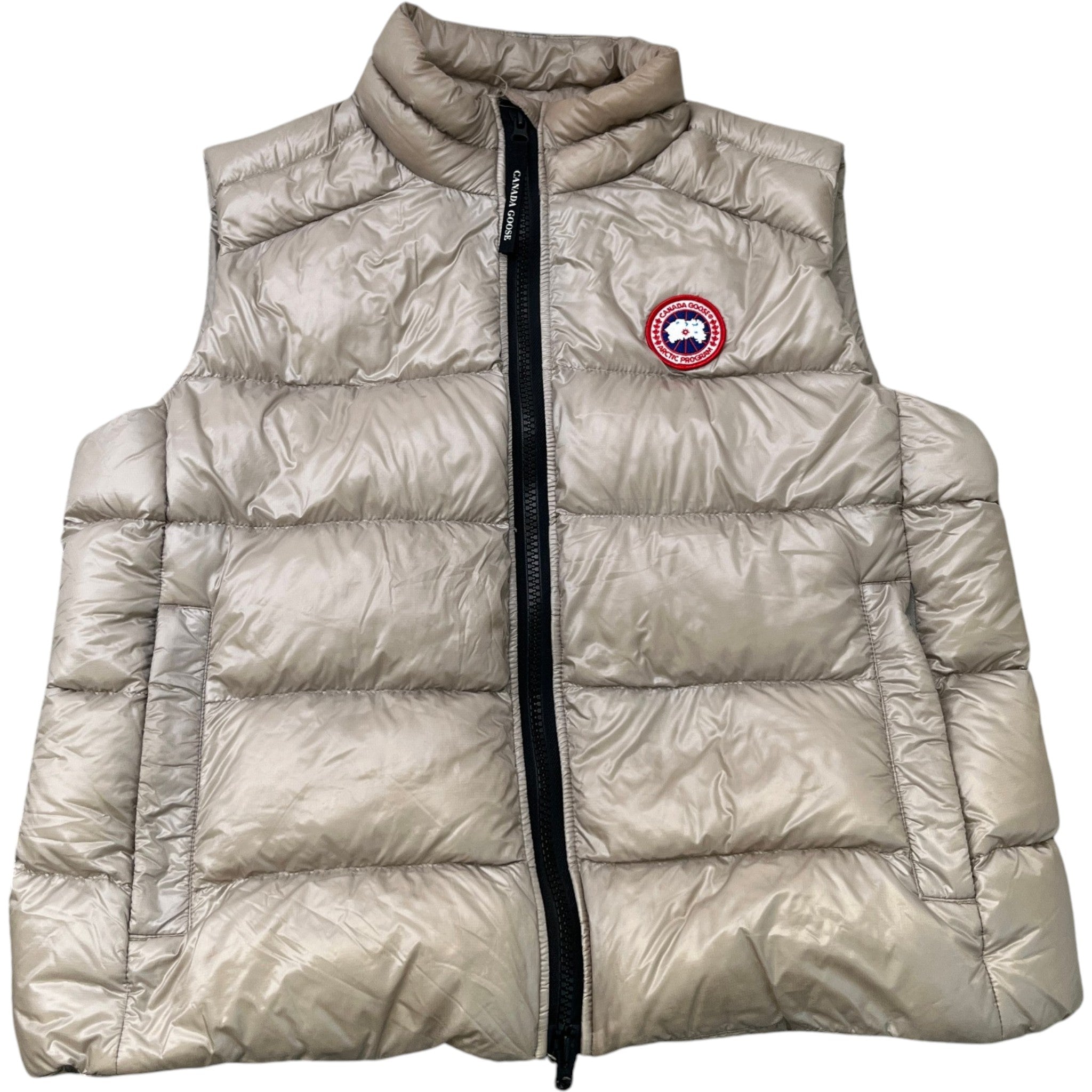 Women's Cypress Down Gilet Beige Size XL