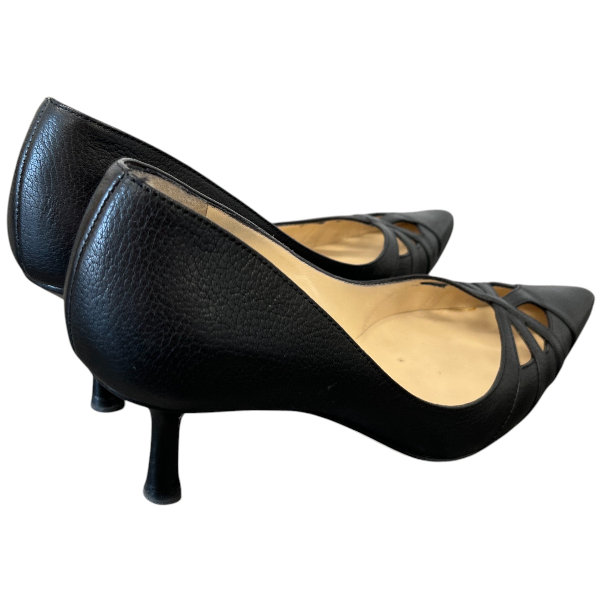 Women's Cutout Pumps Heels Black Size EU 35.5 / UK 2.5