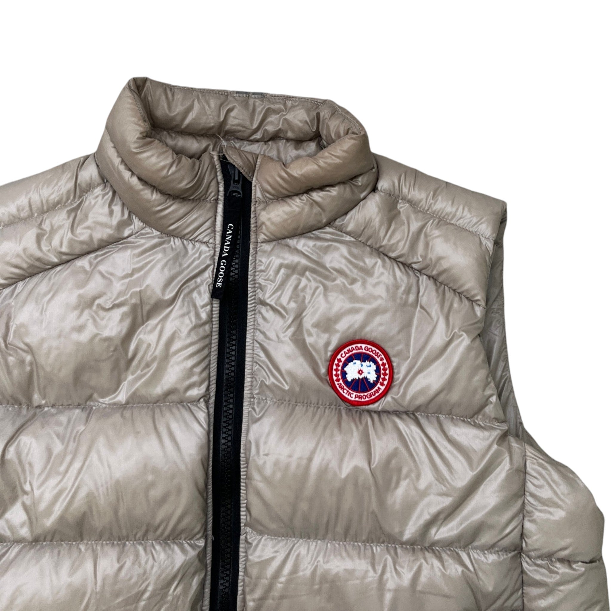 Women's Cypress Down Gilet Beige Size XL