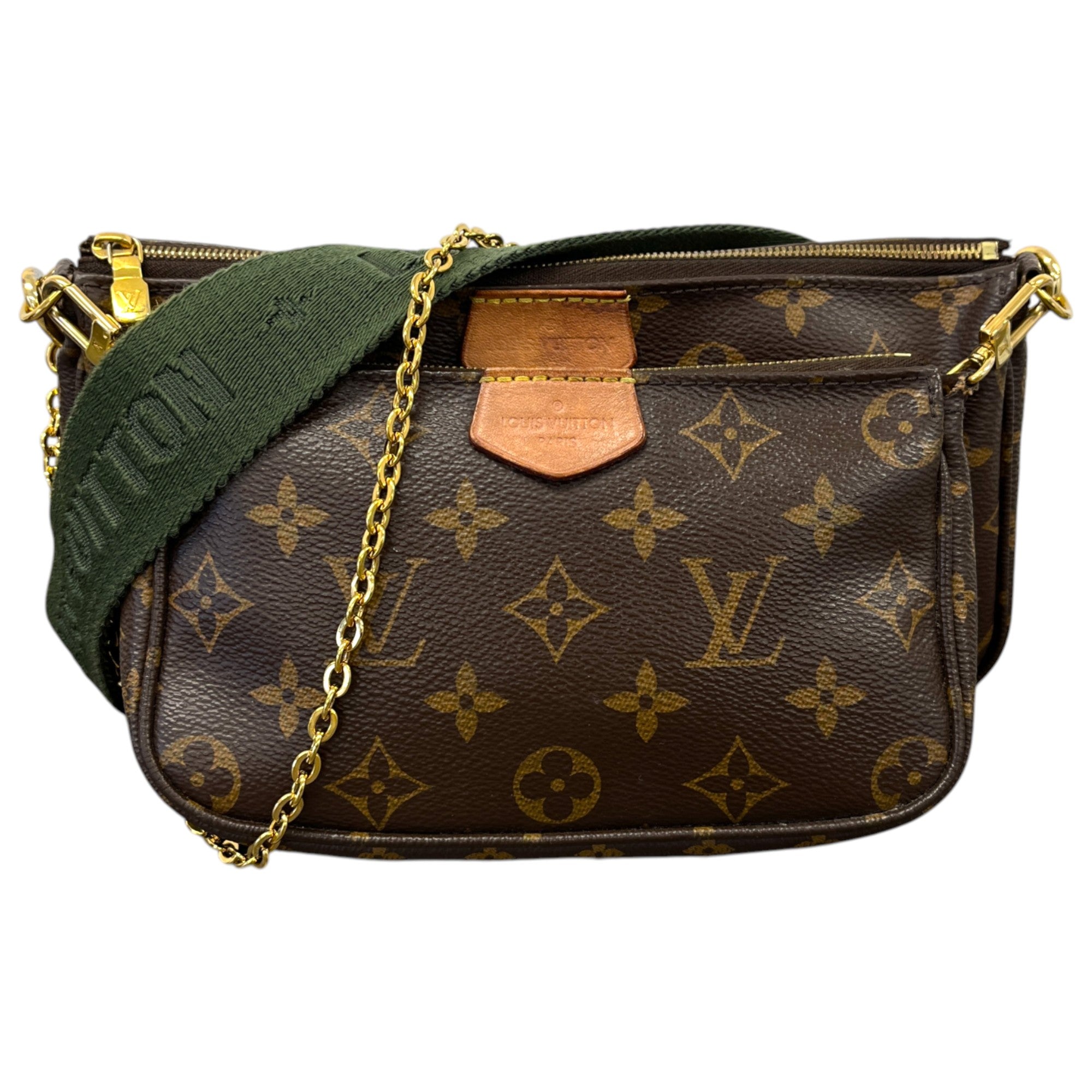 Women's Multi Pochette Accessoires Bag Brown