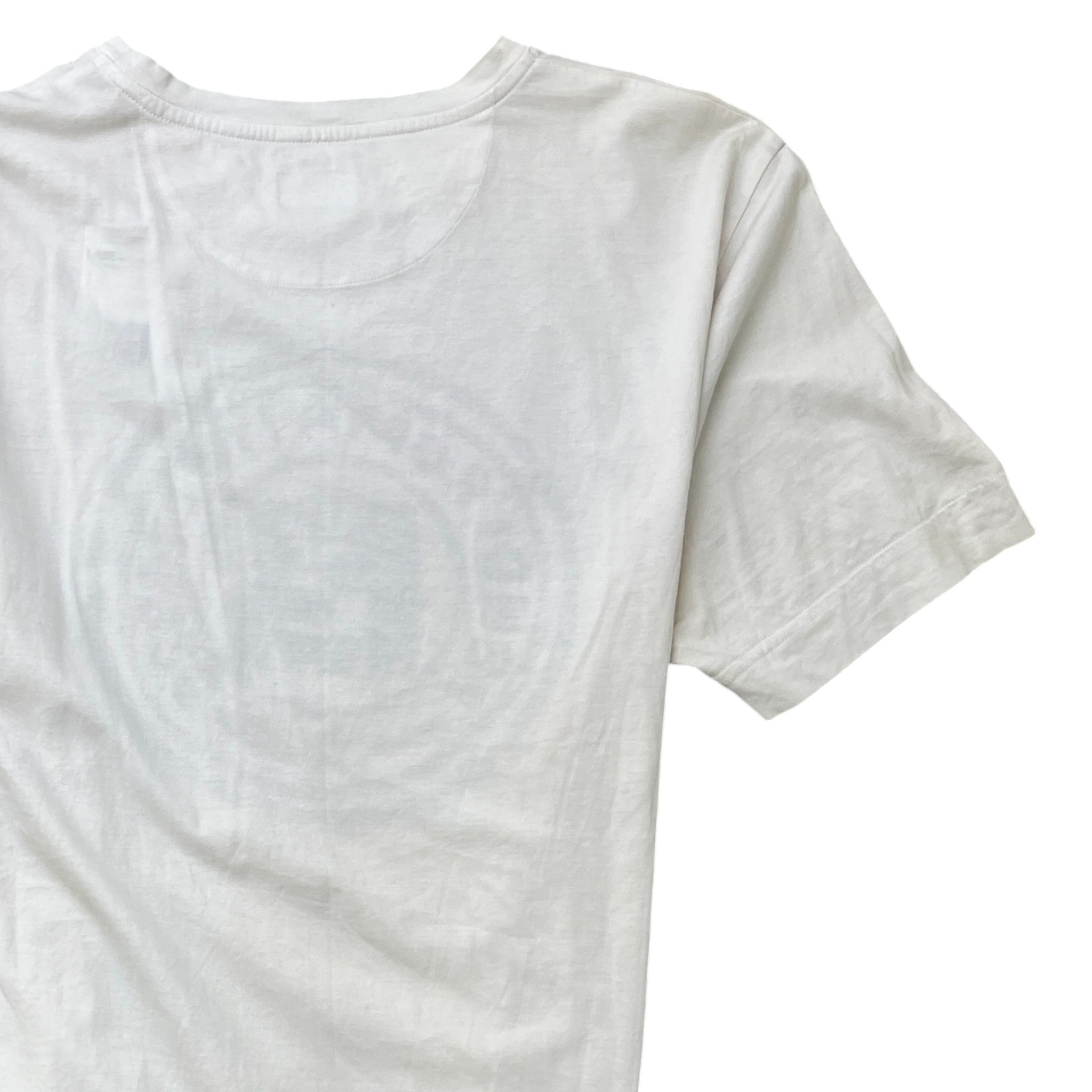 Men's Logo Print T-Shirt White Size M