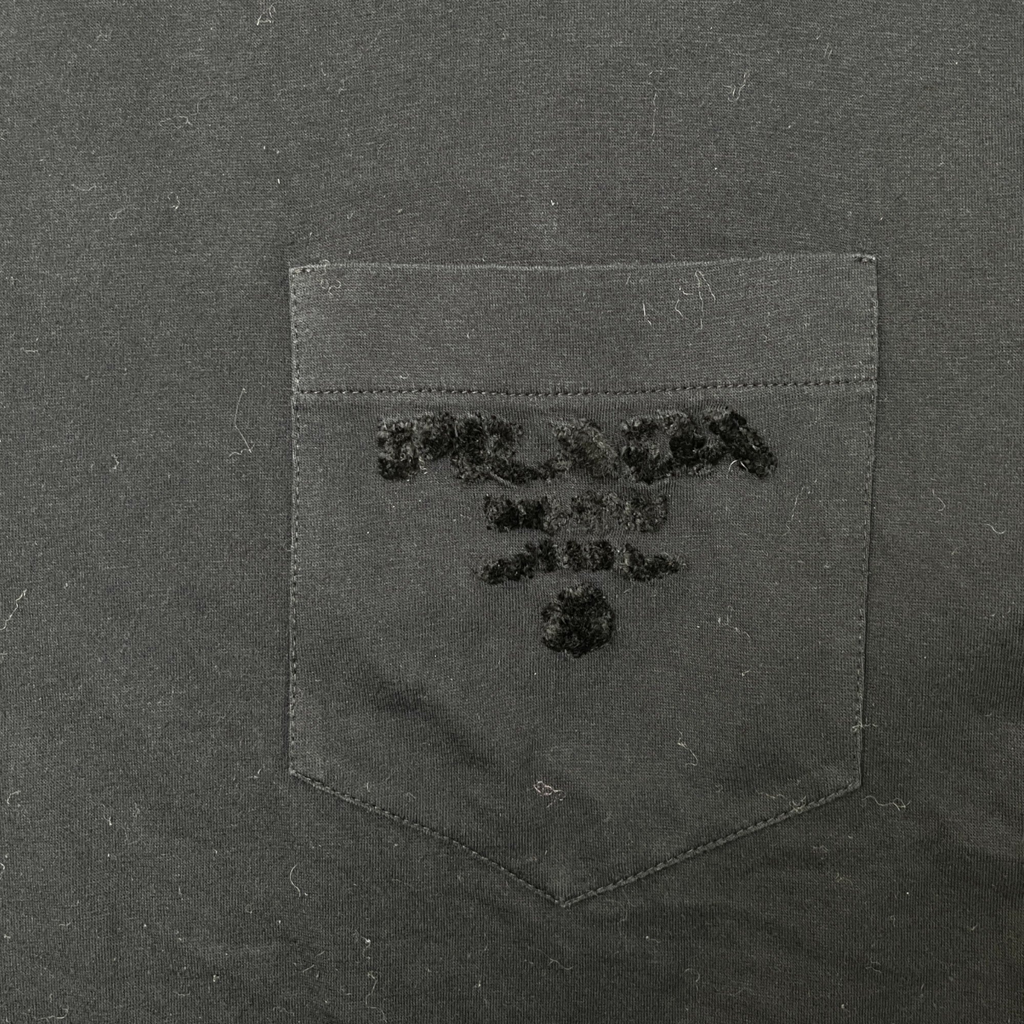 Men's Pocket Logo T-Shirt Black Size L