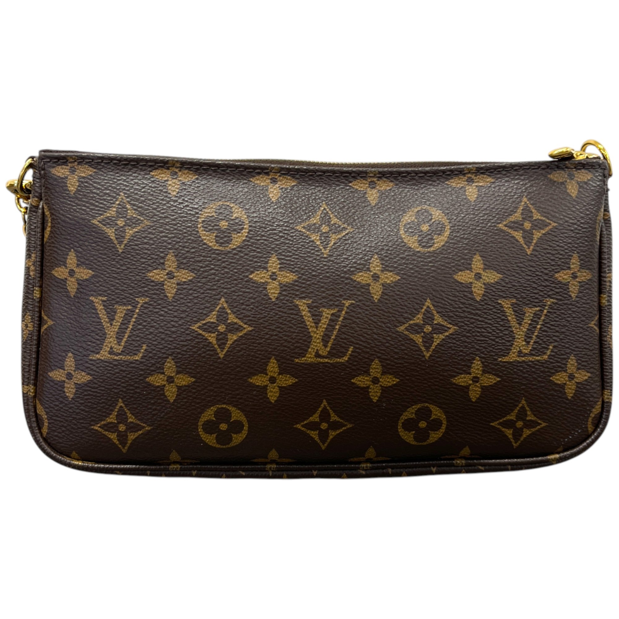 Women's Multi Pochette Accessoires Bag Brown