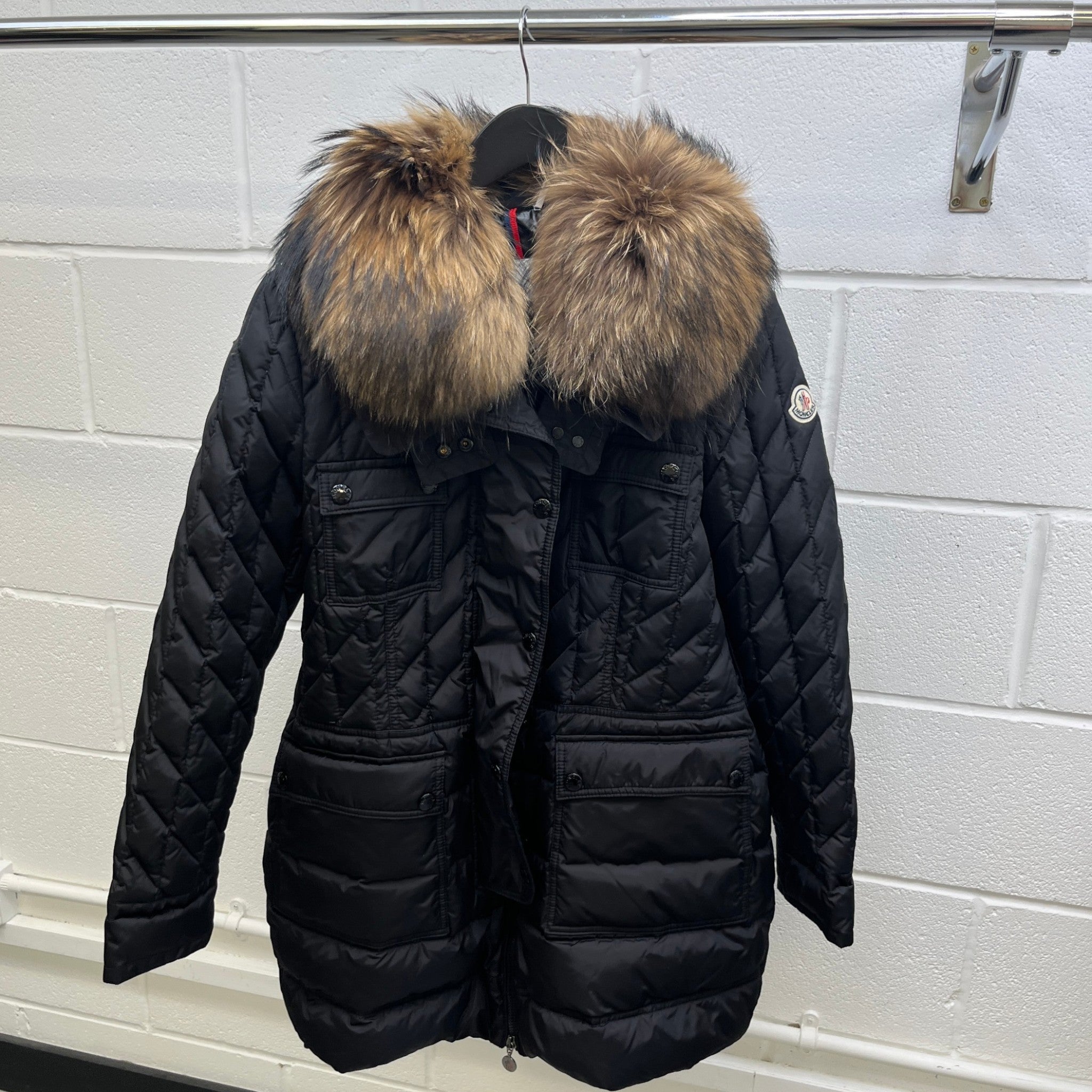 Women's Safran Down Jacket Black Size 3 / UK 14