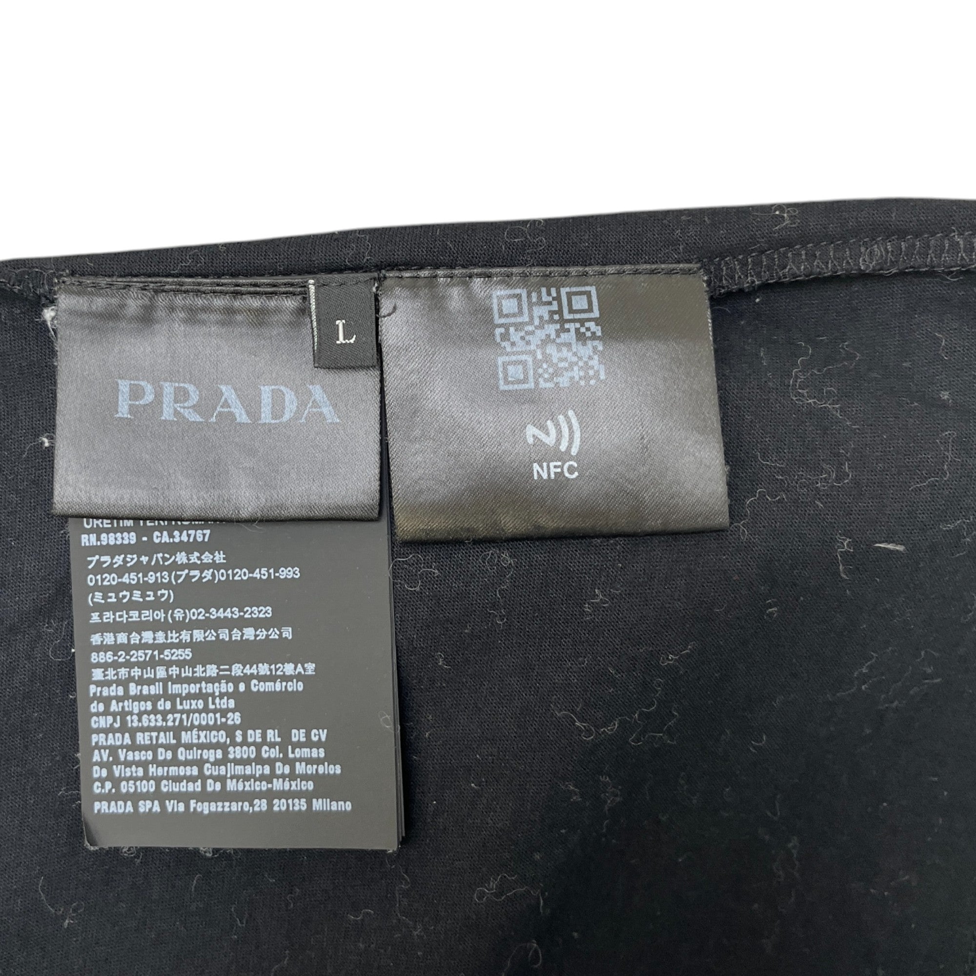 Men's Pocket Logo T-Shirt Black Size L