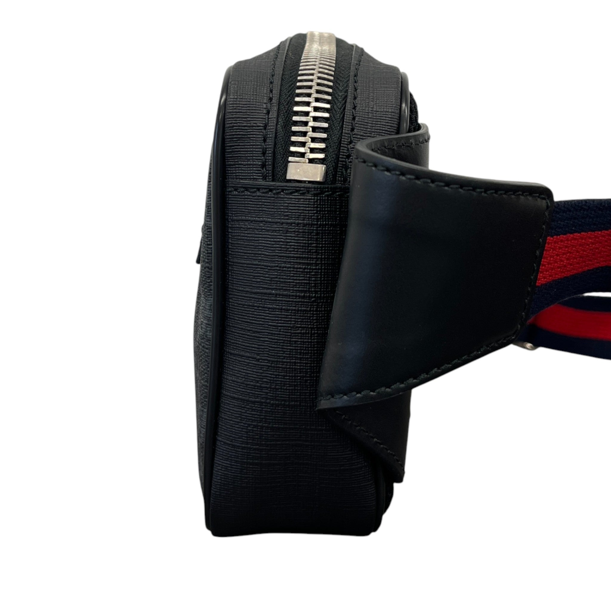 Men's Gg Supreme Web Belt Bag Black