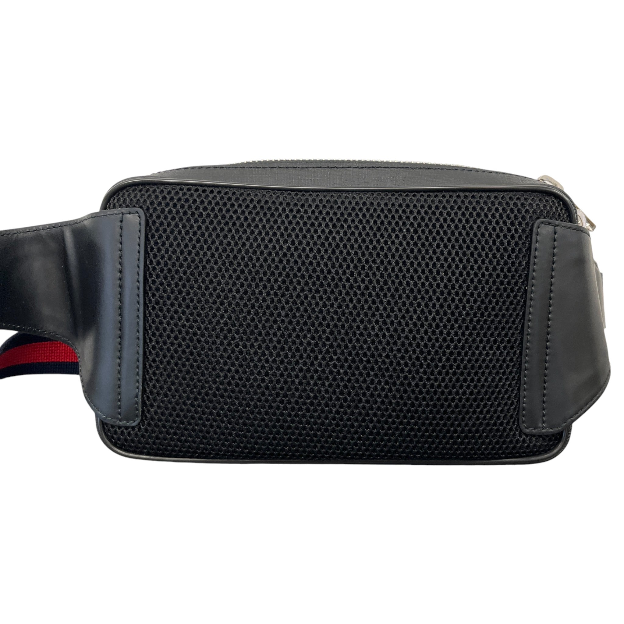 Men's Gg Supreme Web Belt Bag Black