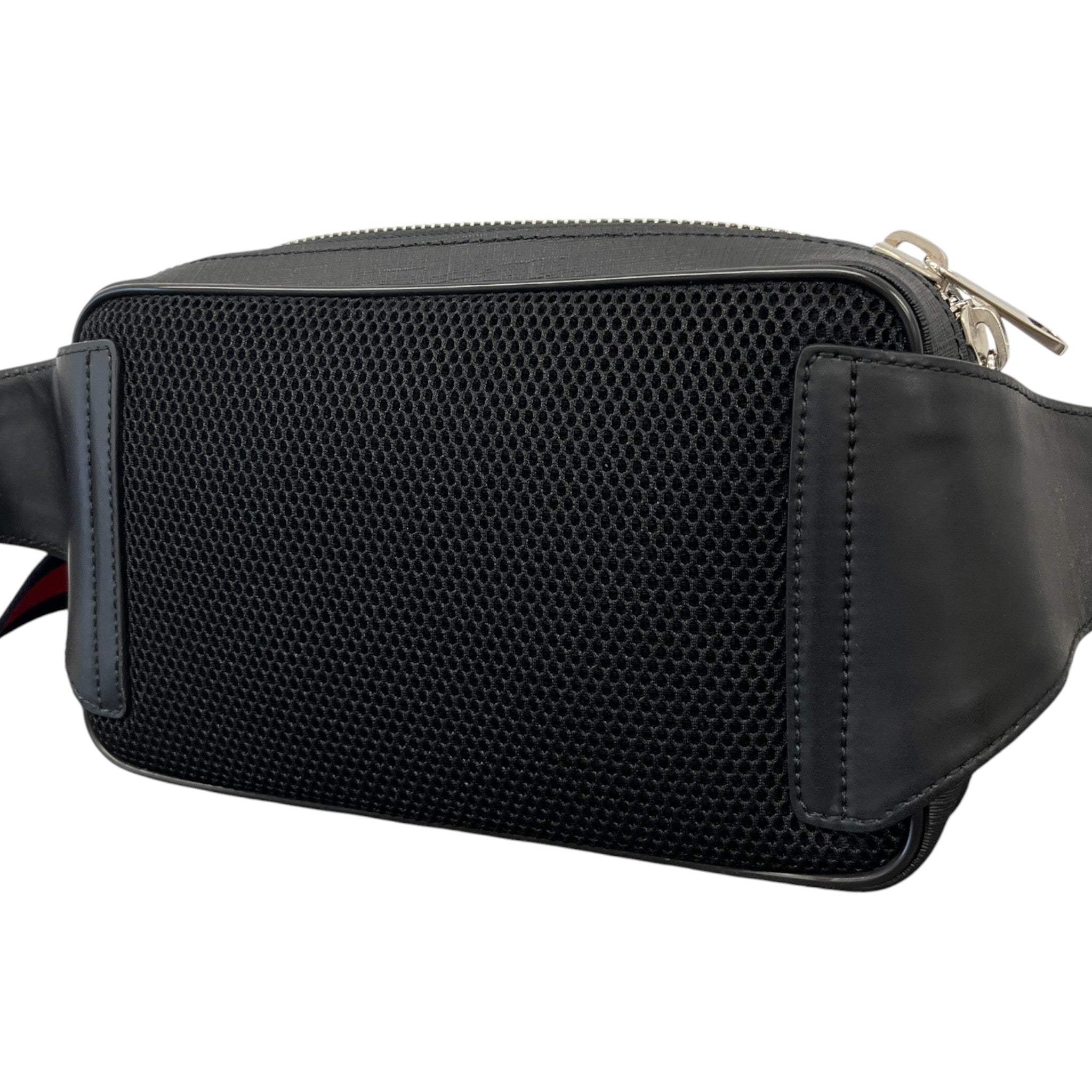 Men's Gg Supreme Web Belt Bag Black