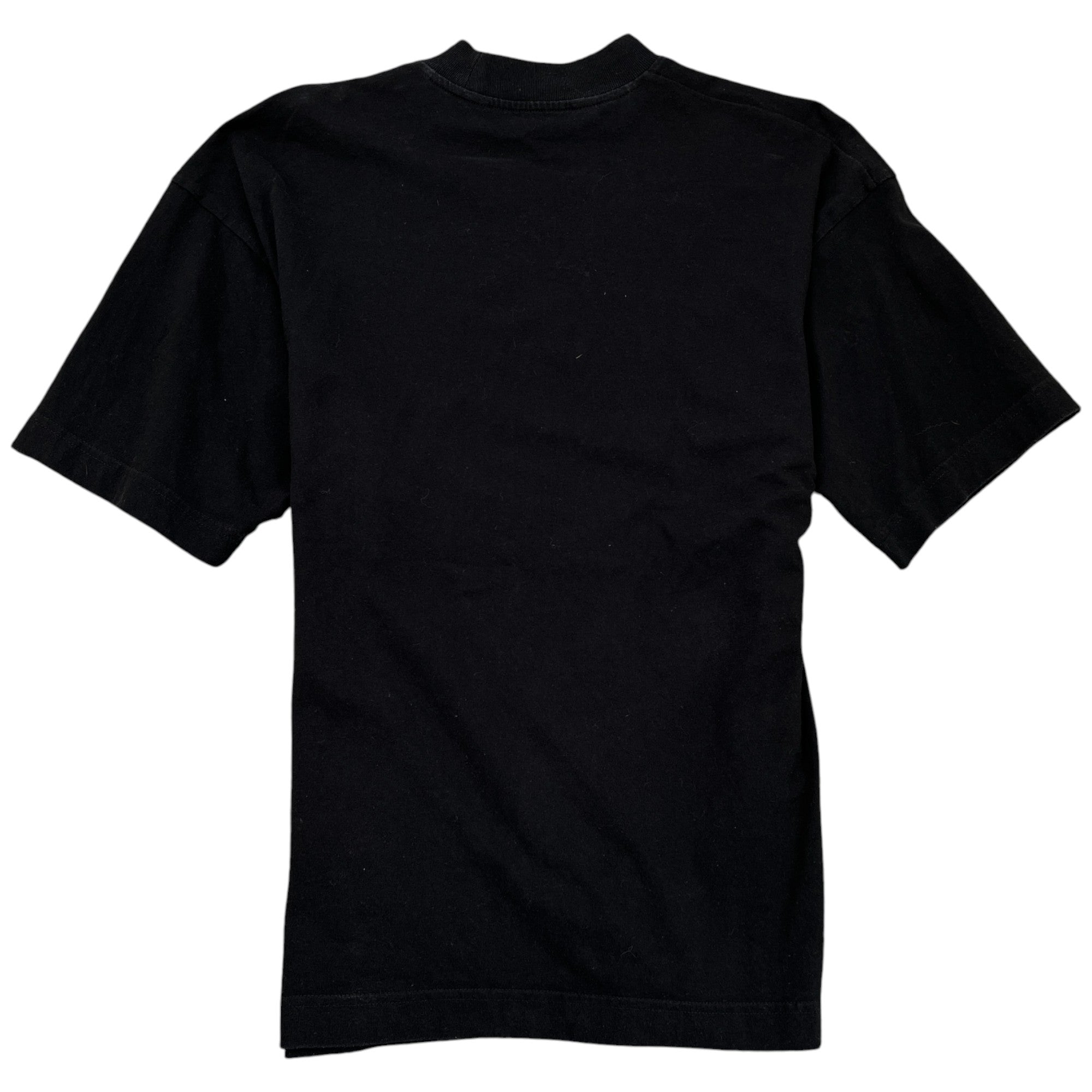 Men's Spray Logo Print T-Shirt Black Size XS