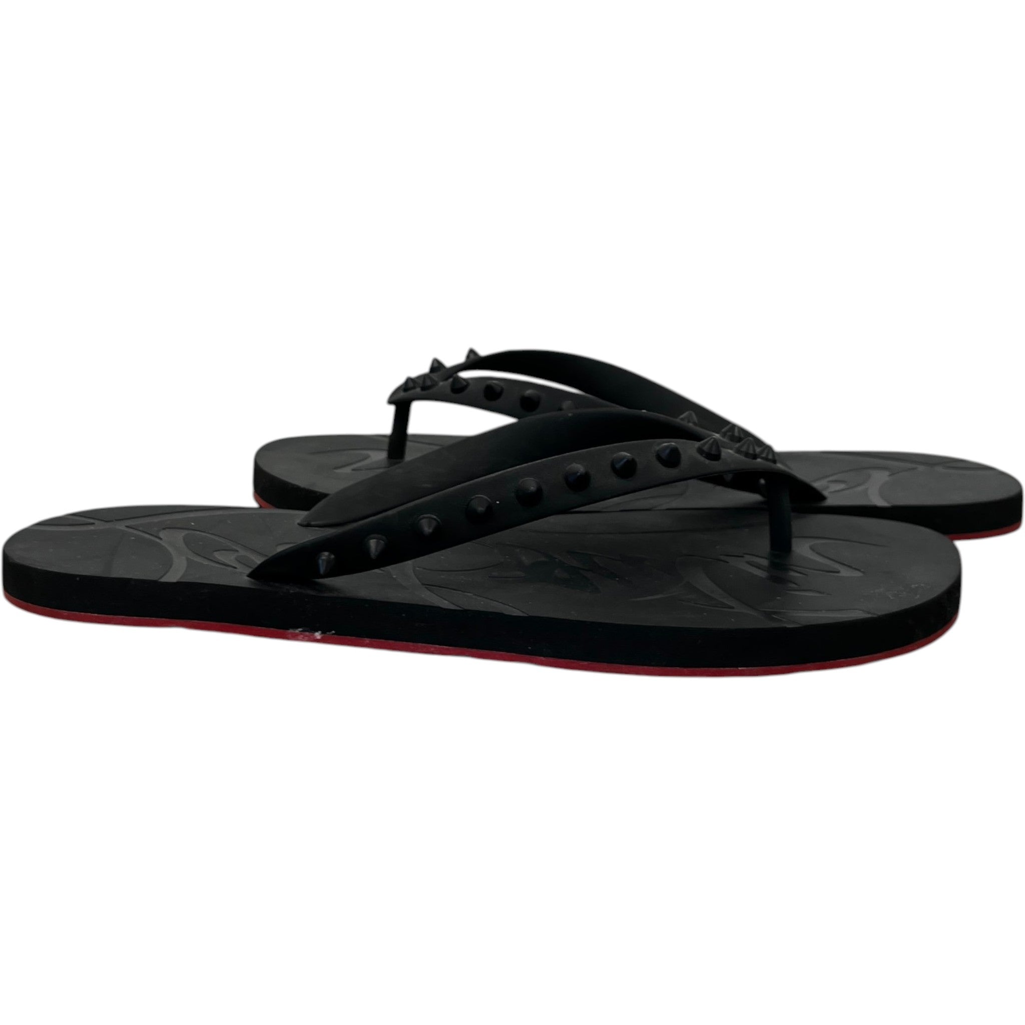 Men's Super Loubi Flip Thong Sandals Black Size EU 43 / UK 9