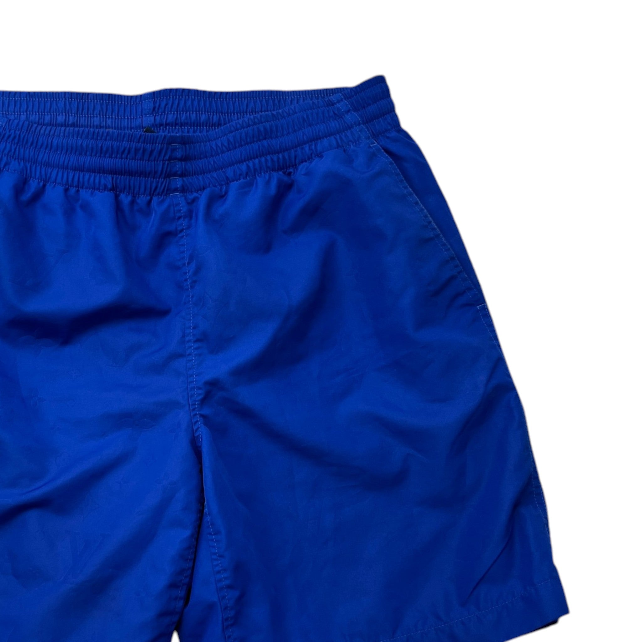 Men's Monogram Swim Shorts Blue Size M