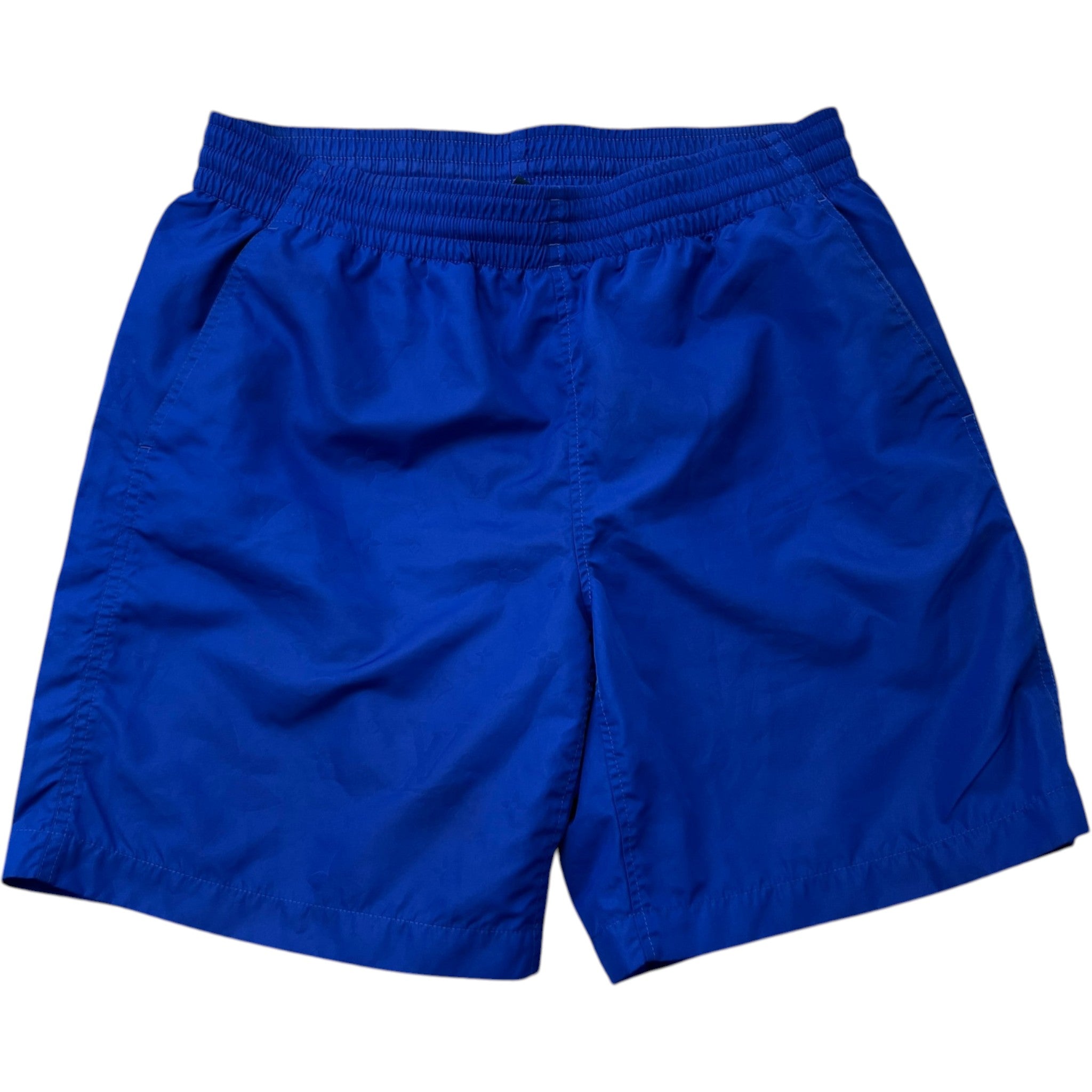 Men's Monogram Swim Shorts Blue Size M
