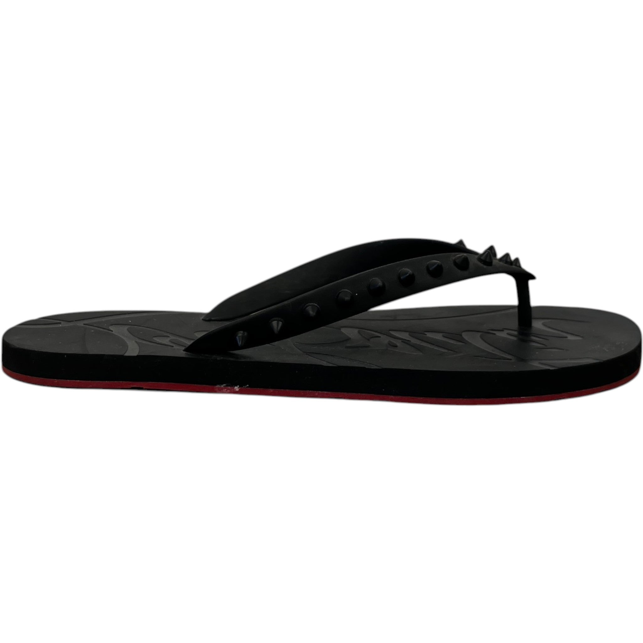 Men's Super Loubi Flip Thong Sandals Black Size EU 43 / UK 9