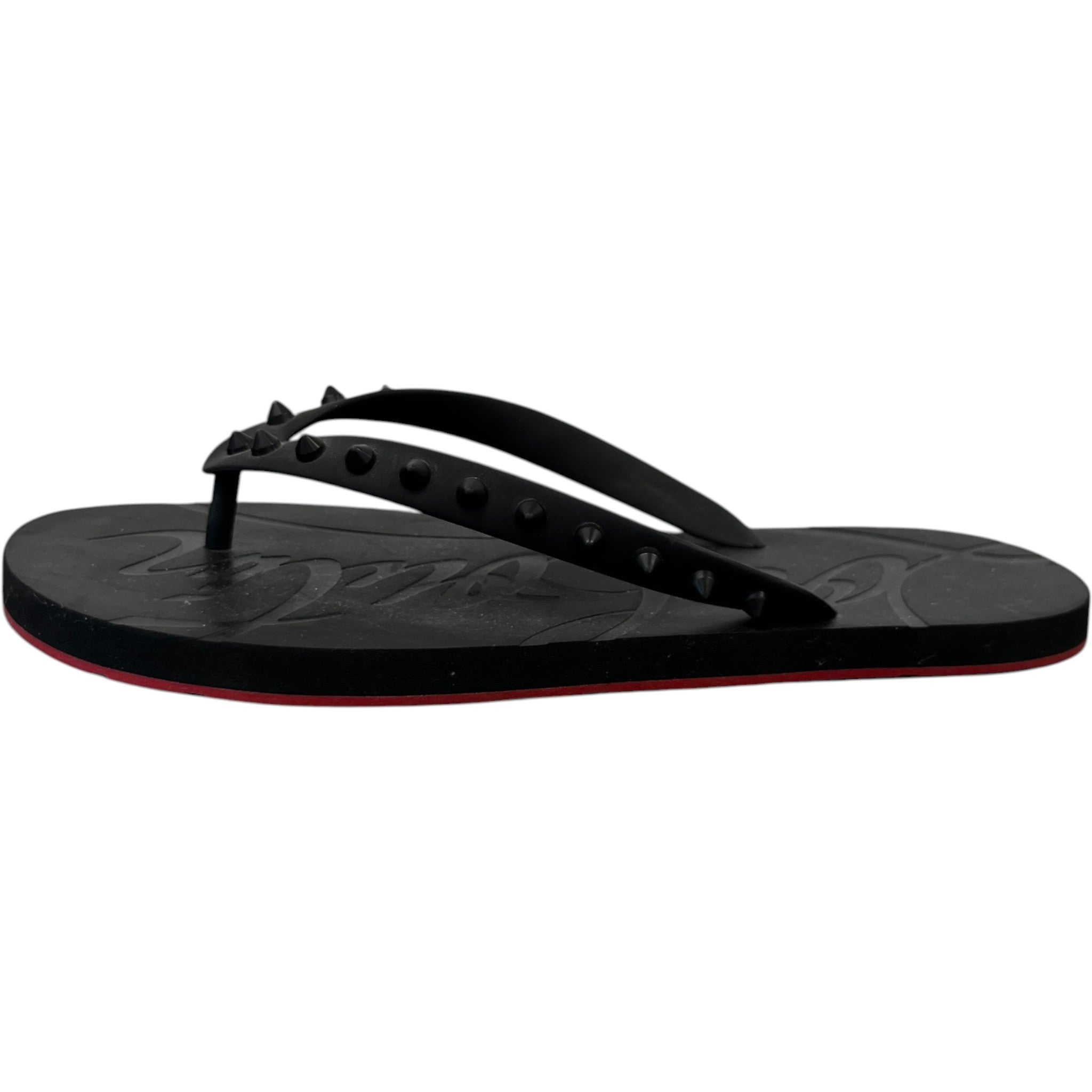 Men's Super Loubi Flip Thong Sandals Black Size EU 43 / UK 9