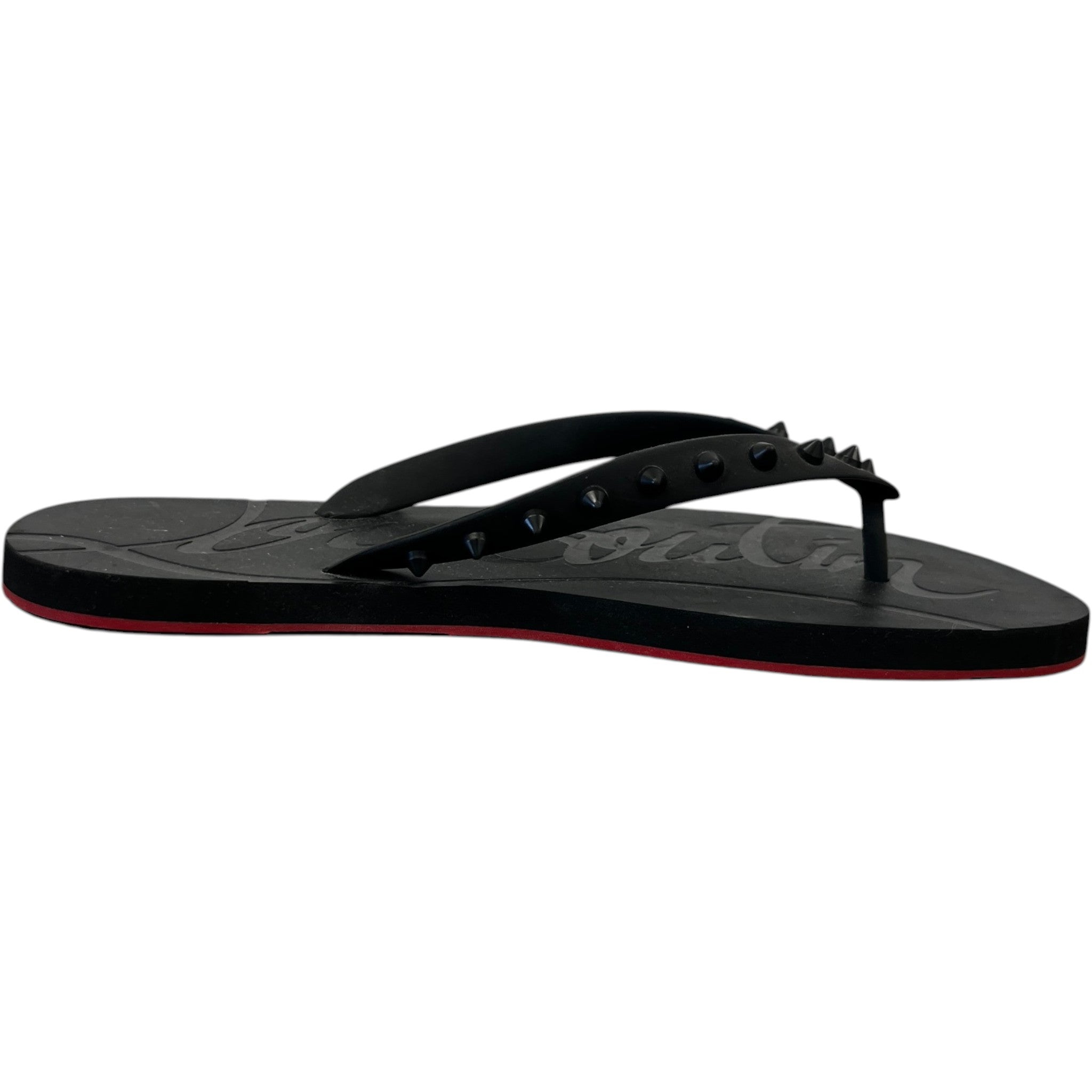 Men's Super Loubi Flip Thong Sandals Black Size EU 43 / UK 9