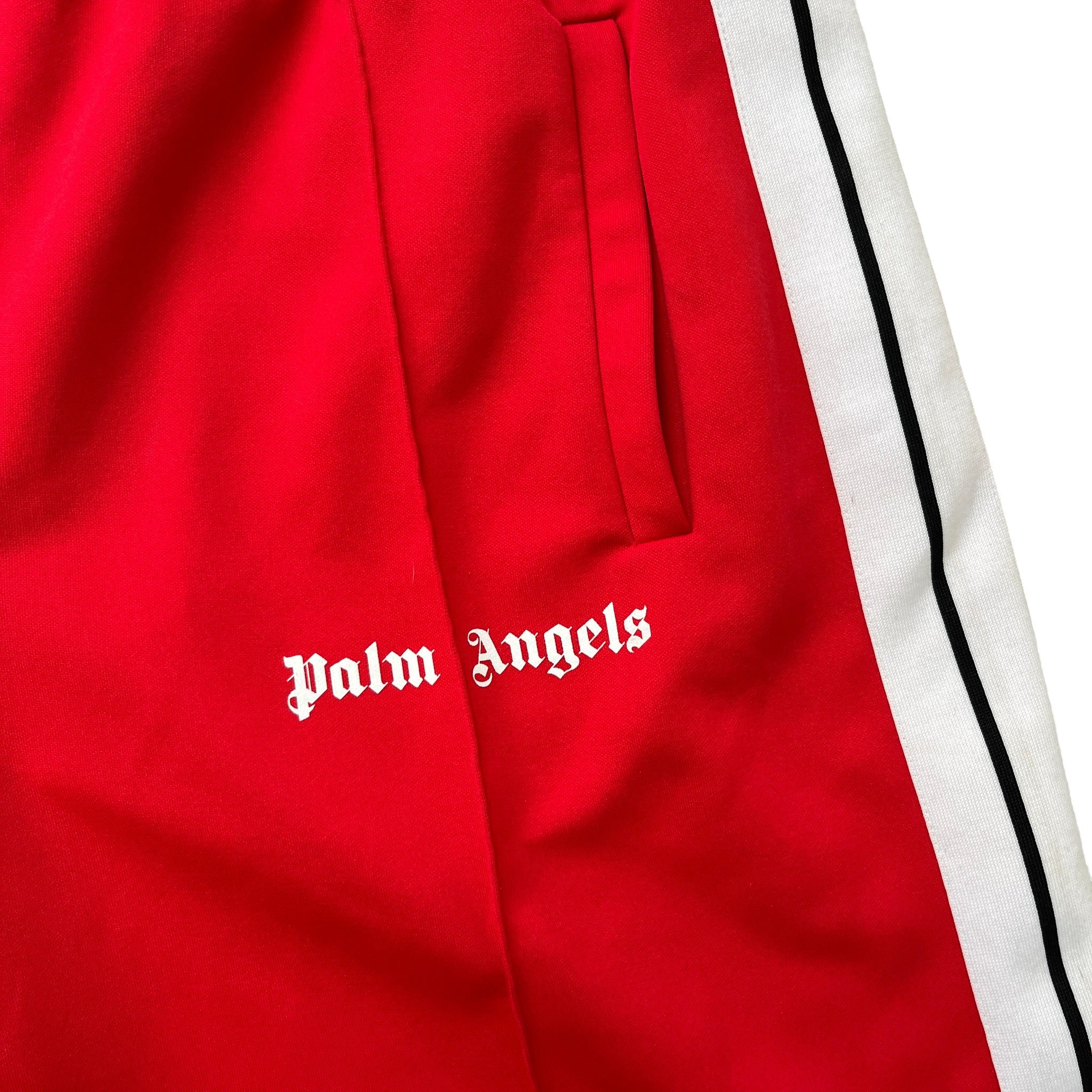 Men's Logo Print Shorts Red Size XL