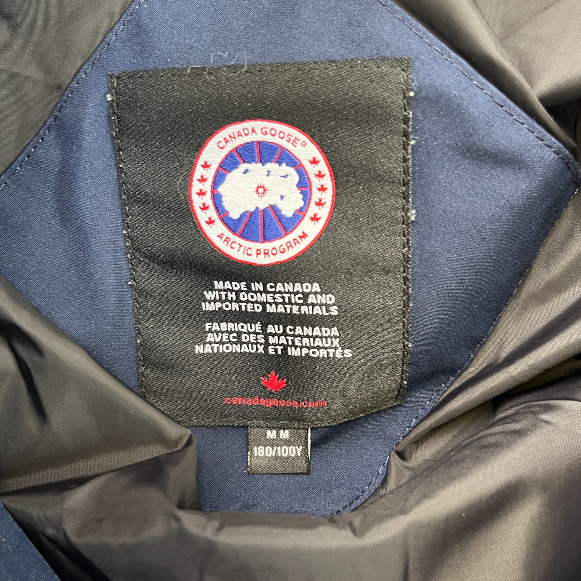 Men's Carson Down Jacket Navy Size M