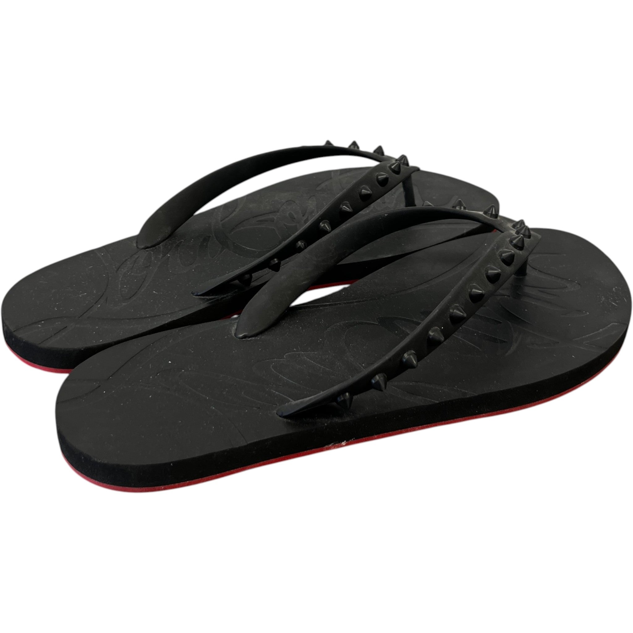 Men's Super Loubi Flip Thong Sandals Black Size EU 43 / UK 9
