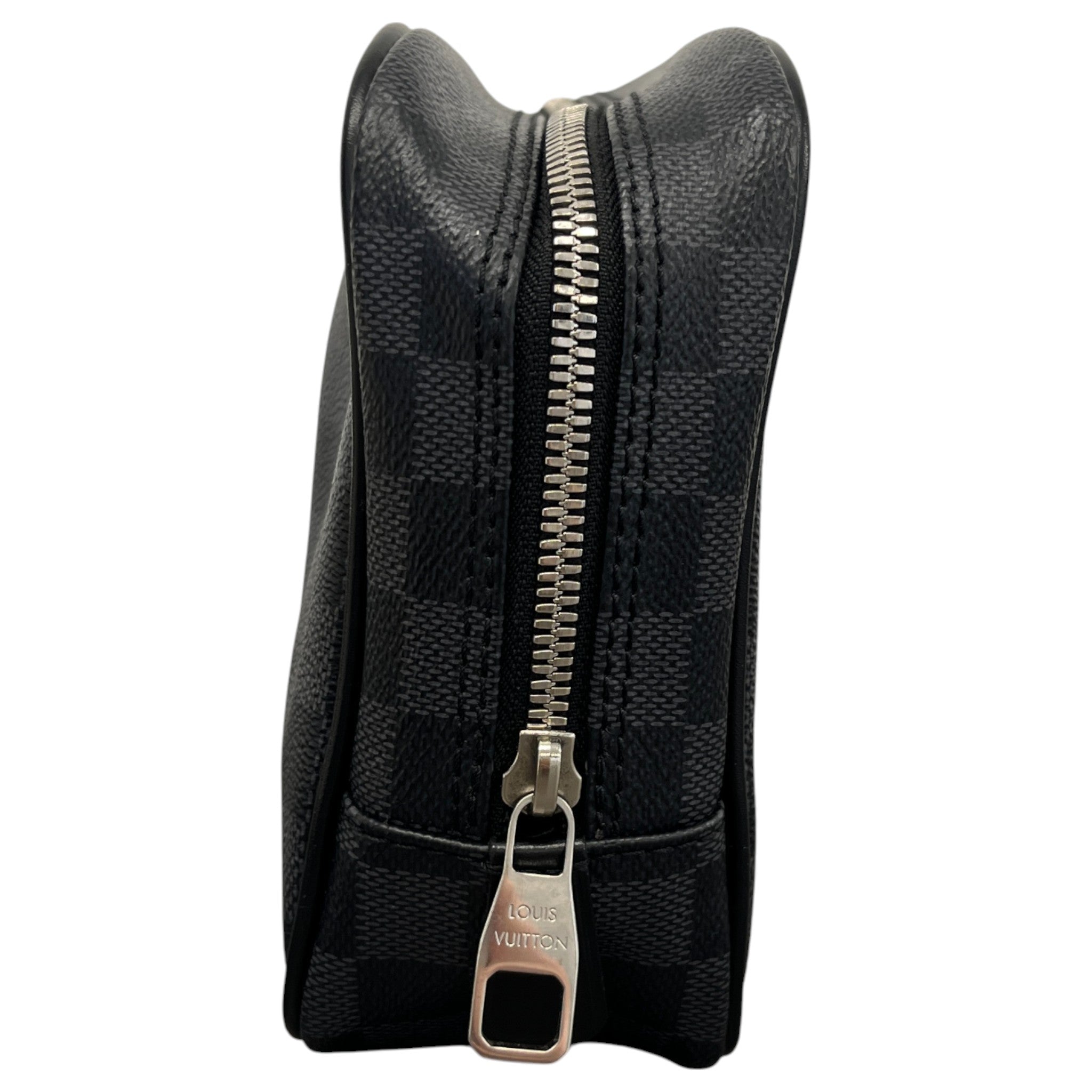 Men's Damier Graphite Gm Toiletry Bag Black