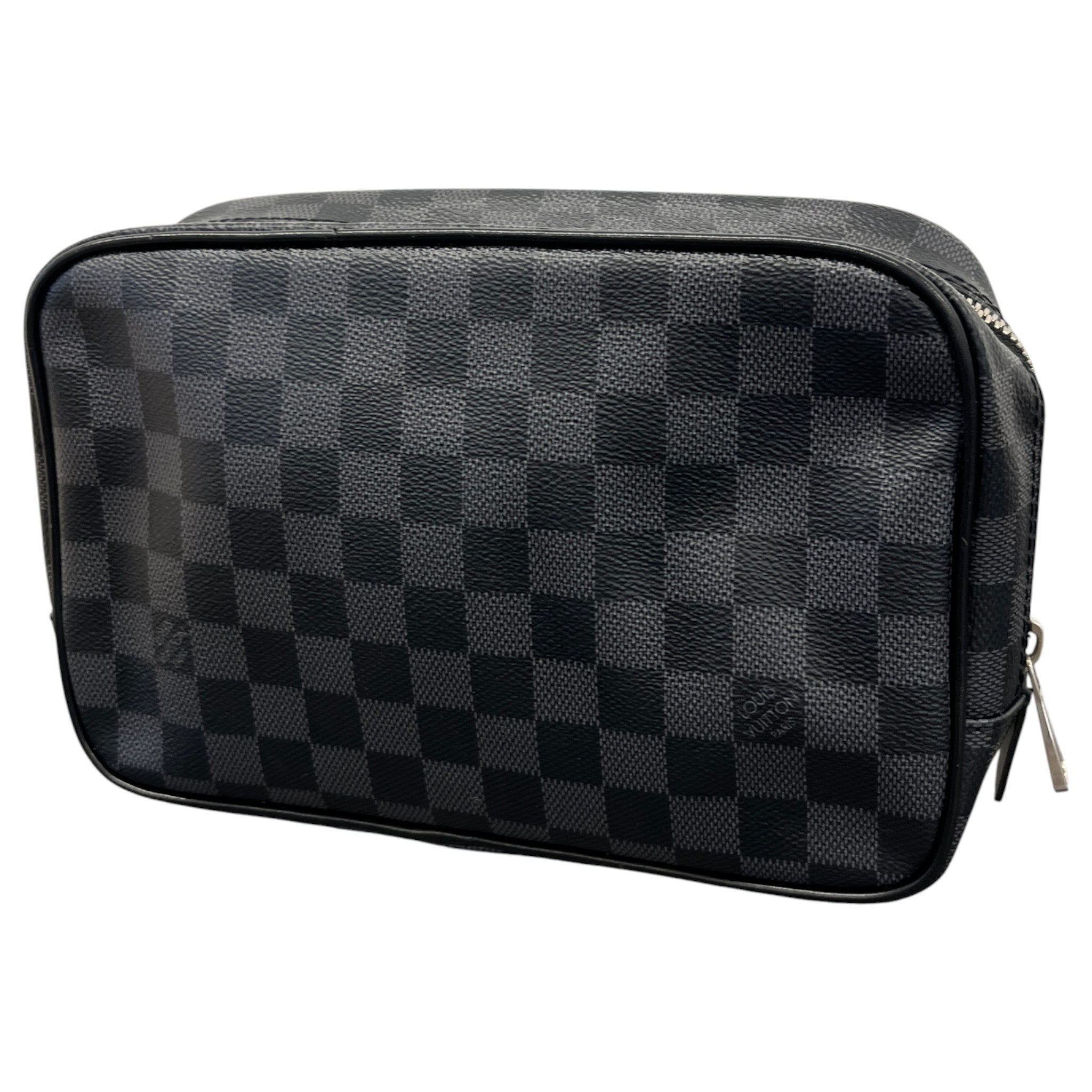 Men's Damier Graphite Gm Toiletry Bag Black