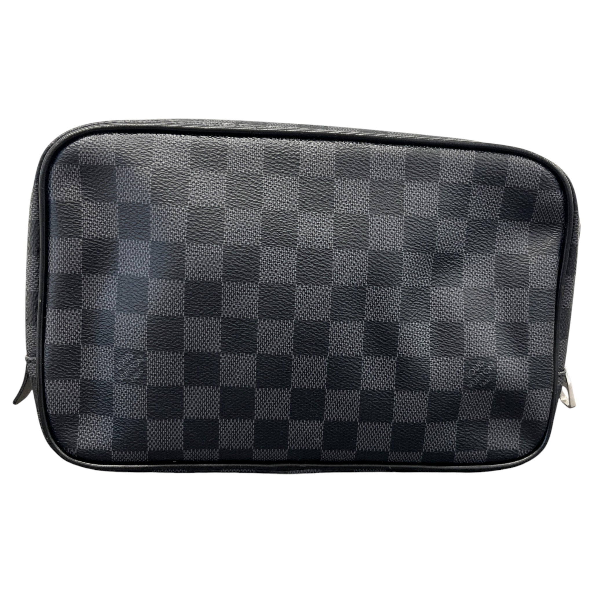 Men's Damier Graphite Gm Toiletry Bag Black
