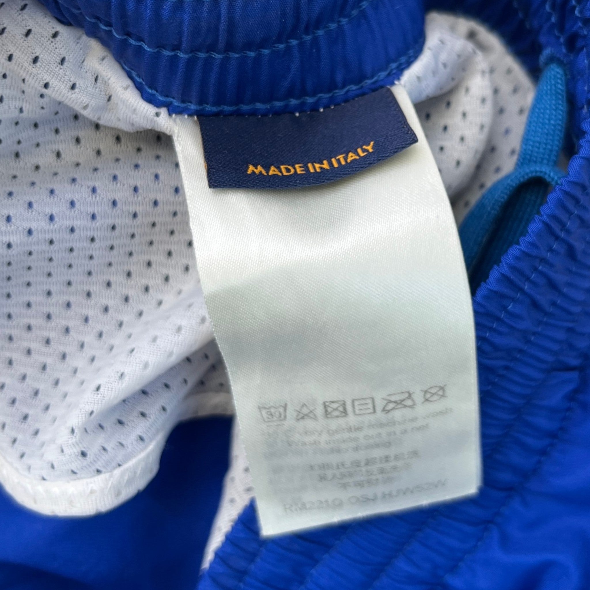 Men's Monogram Swim Shorts Blue Size M