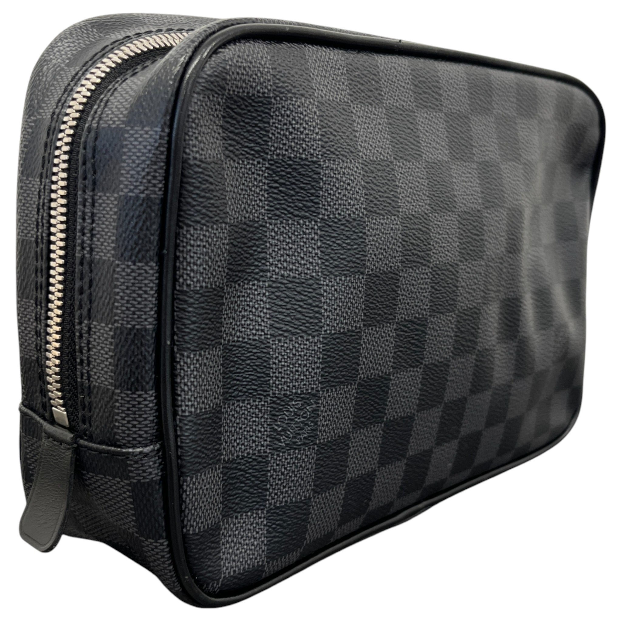 Men's Damier Graphite Gm Toiletry Bag Black