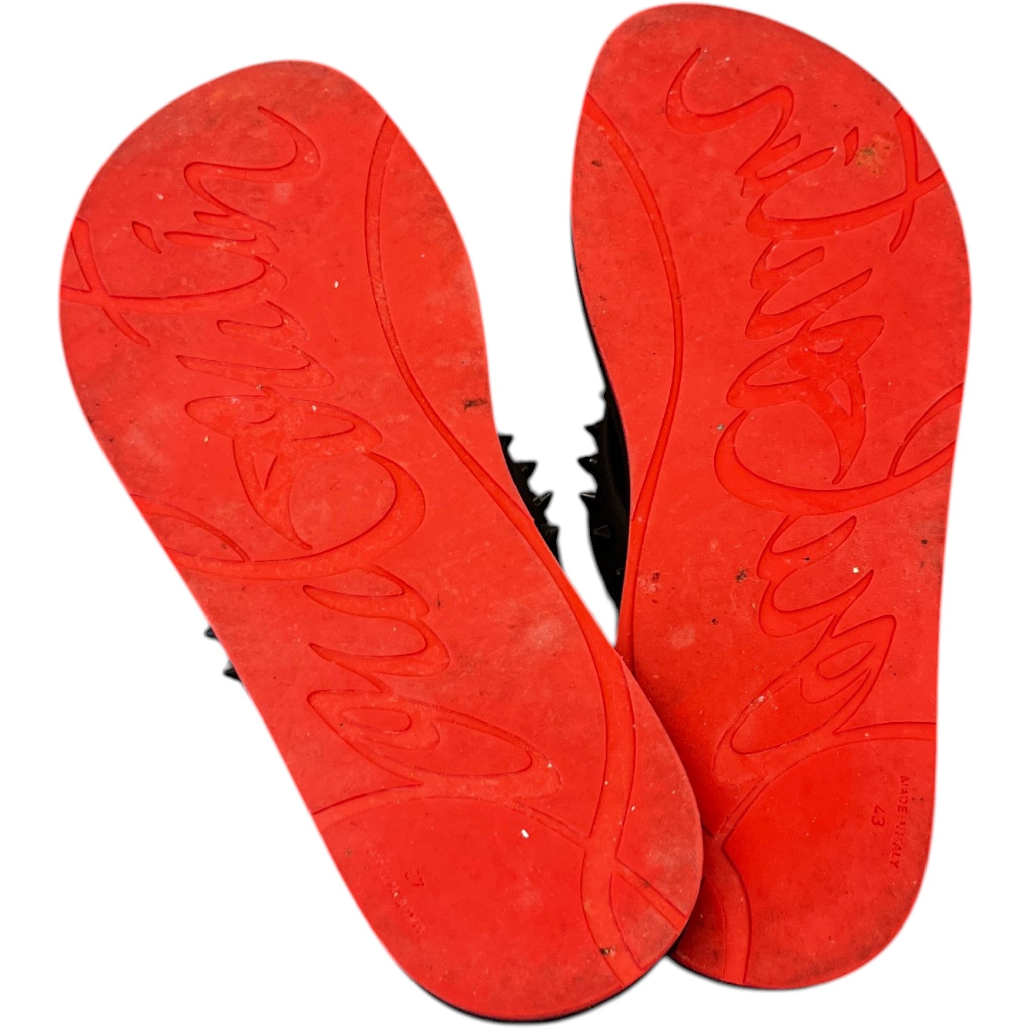 Men's Super Loubi Flip Thong Sandals Black Size EU 43 / UK 9