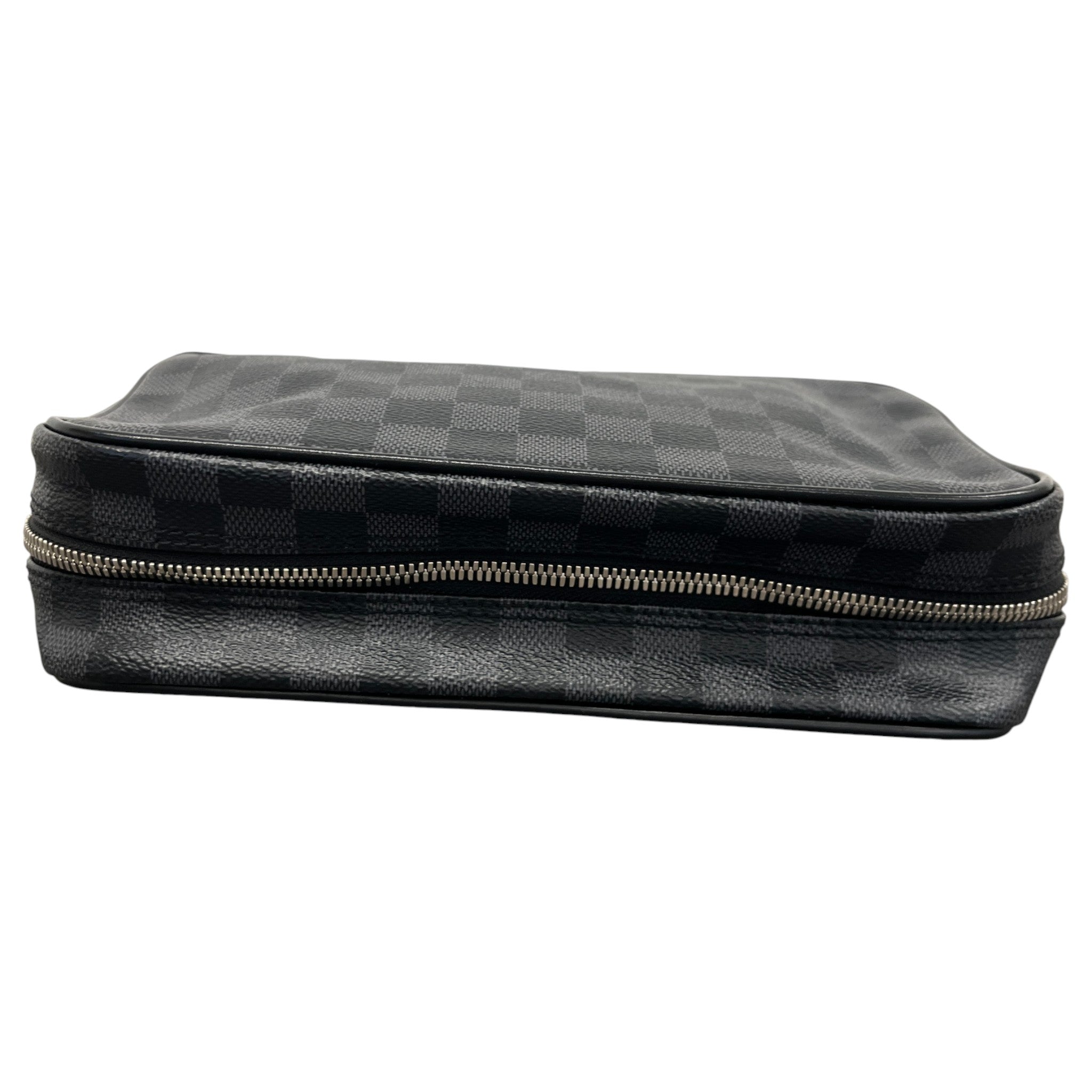 Men's Damier Graphite Gm Toiletry Bag Black