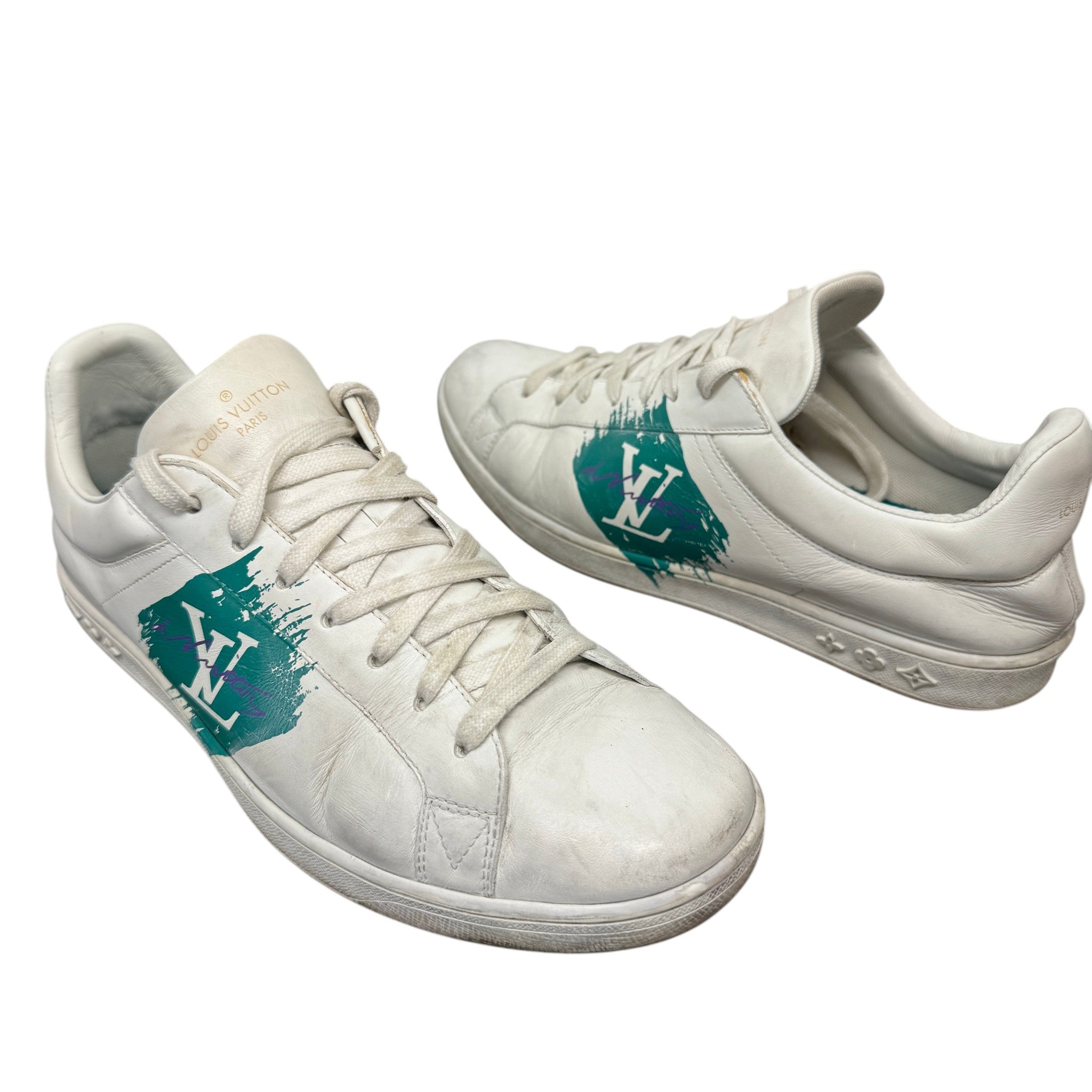 Men's Luxembourg Low Trainers White Size EU 42 / UK 8