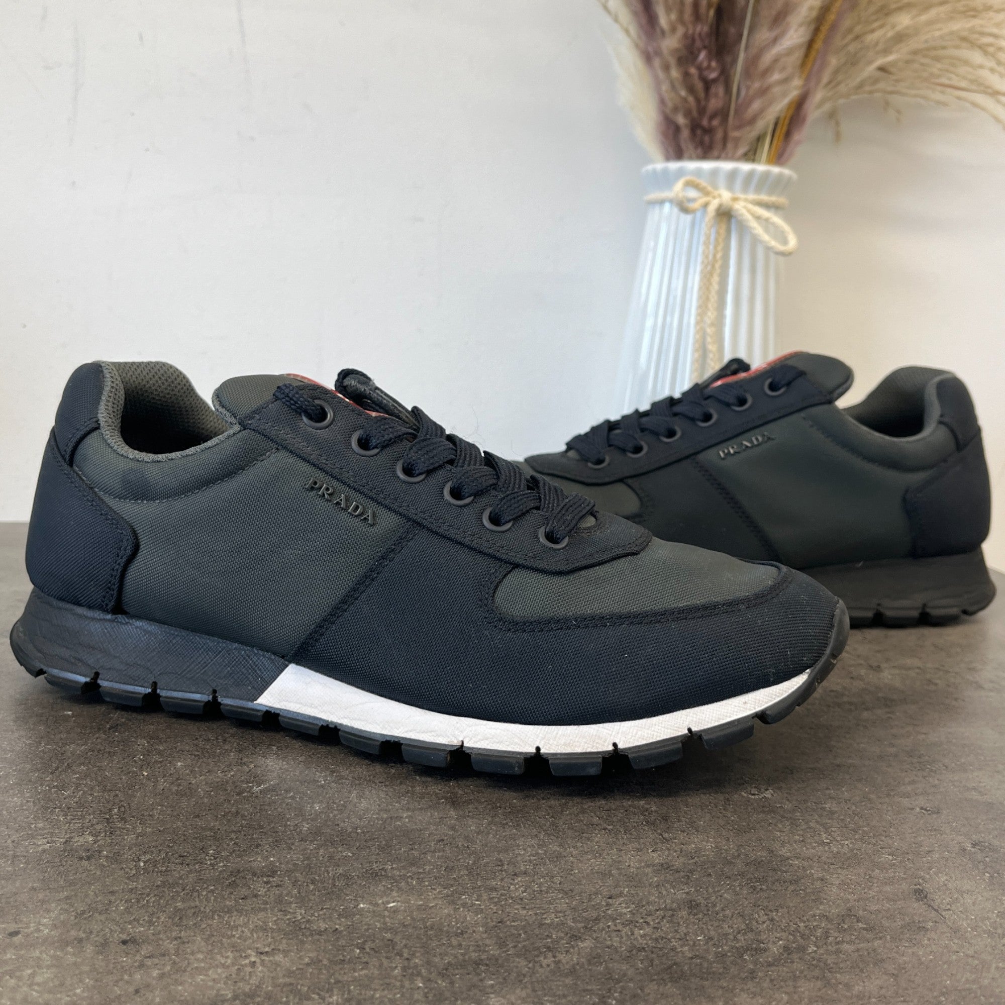 Men's Linear Rosa Low Trainers Green Size EU 40 / UK 6