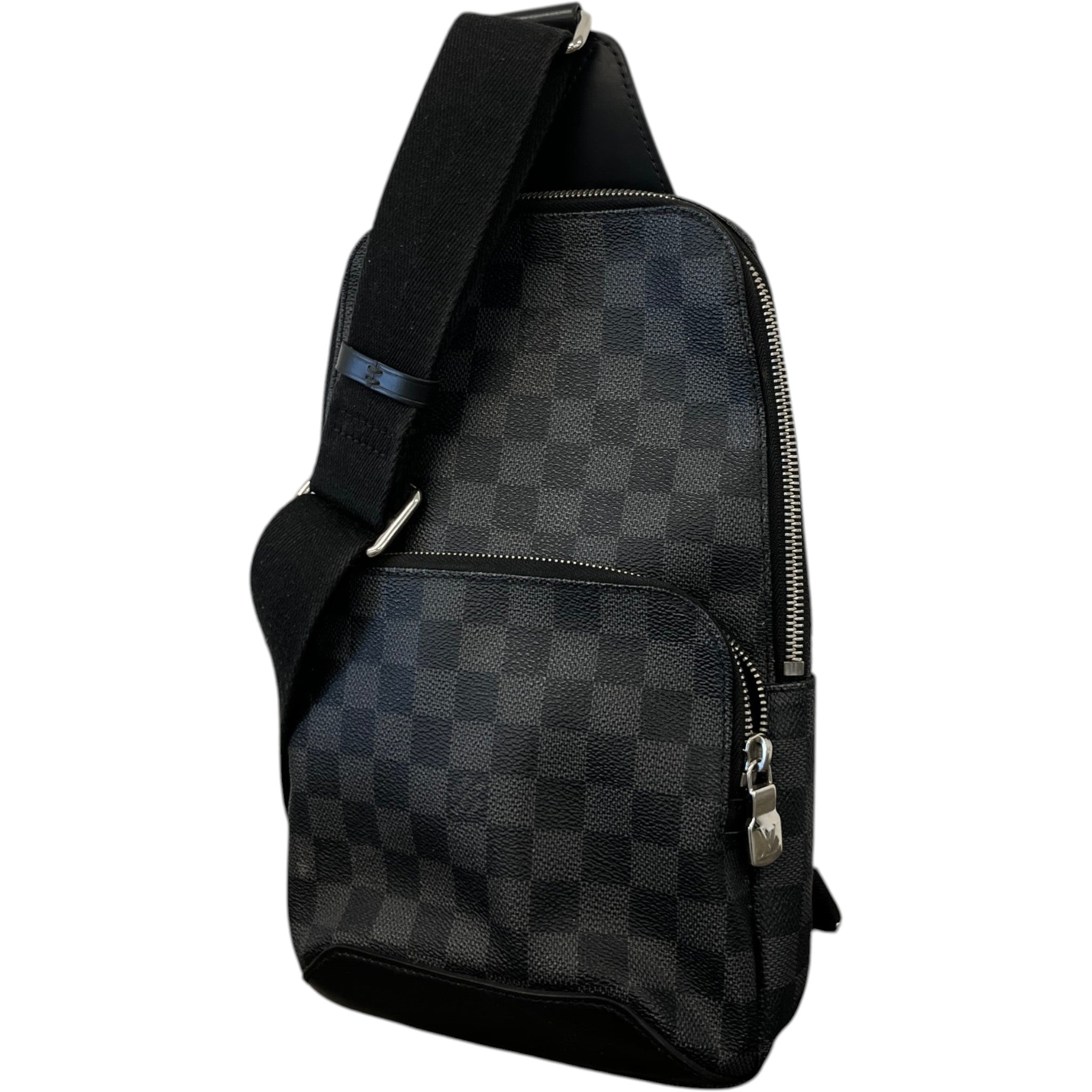 Men's Damier Graphite Avenue Slingbag Bag Black