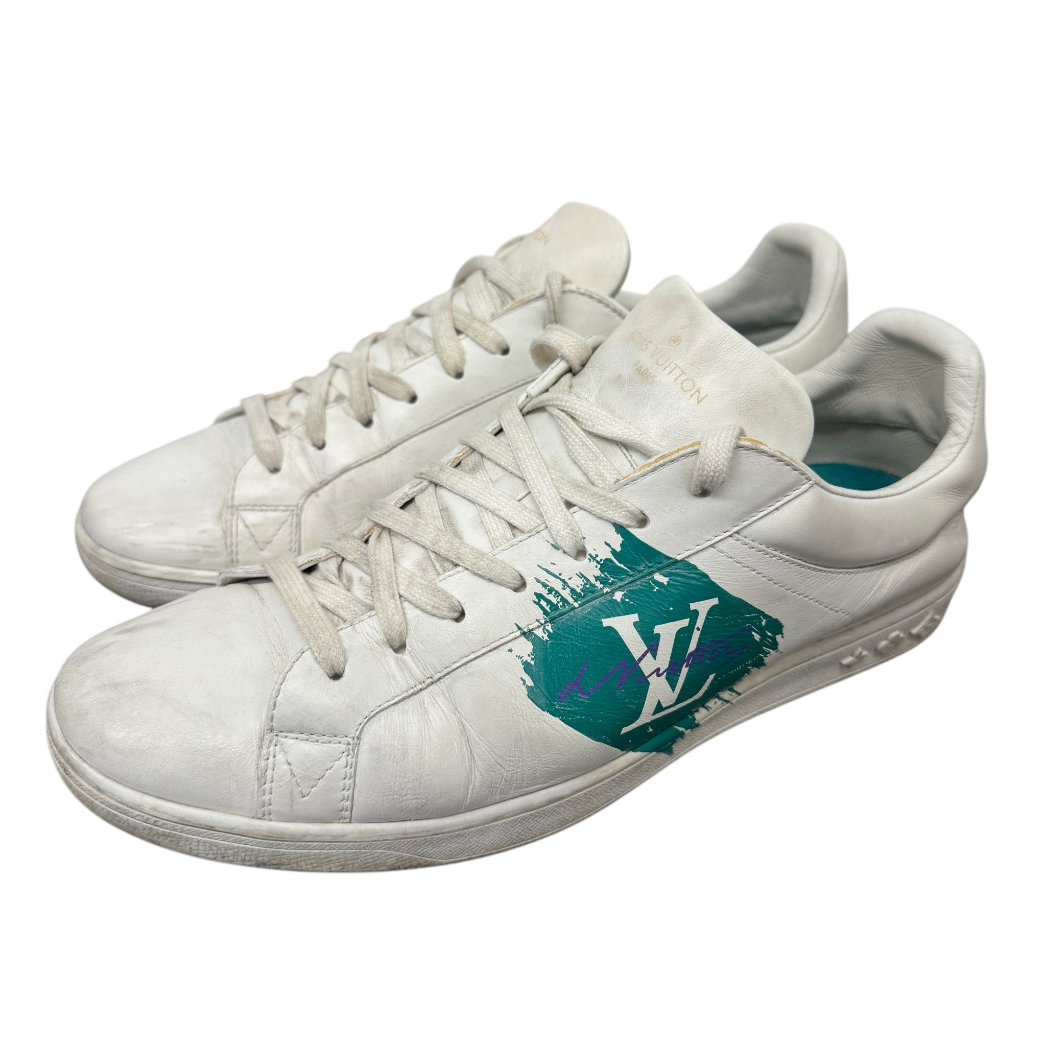 Men's Luxembourg Low Trainers White Size EU 42 / UK 8