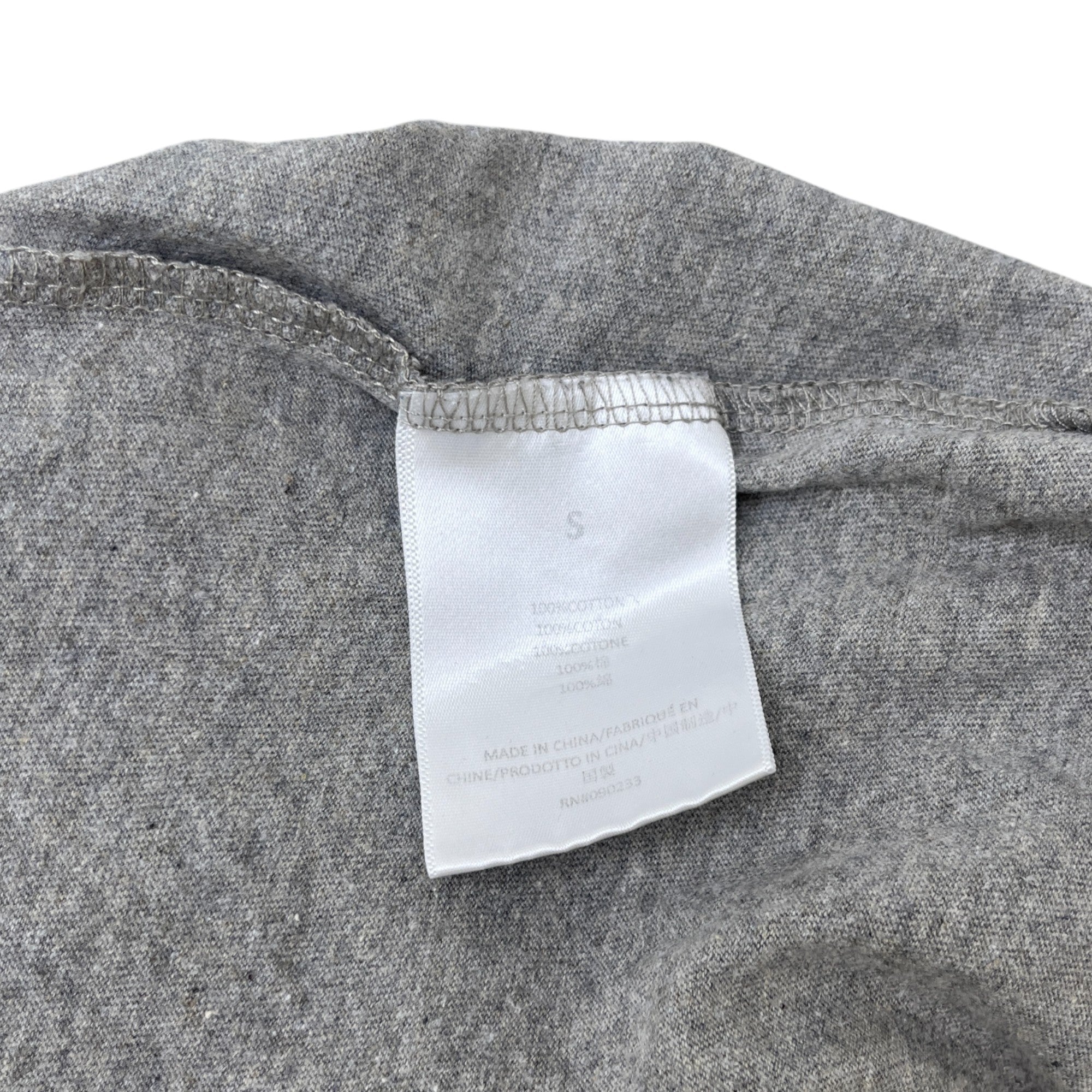 Men's Fear Of God Logo Print T-Shirt Grey Size S