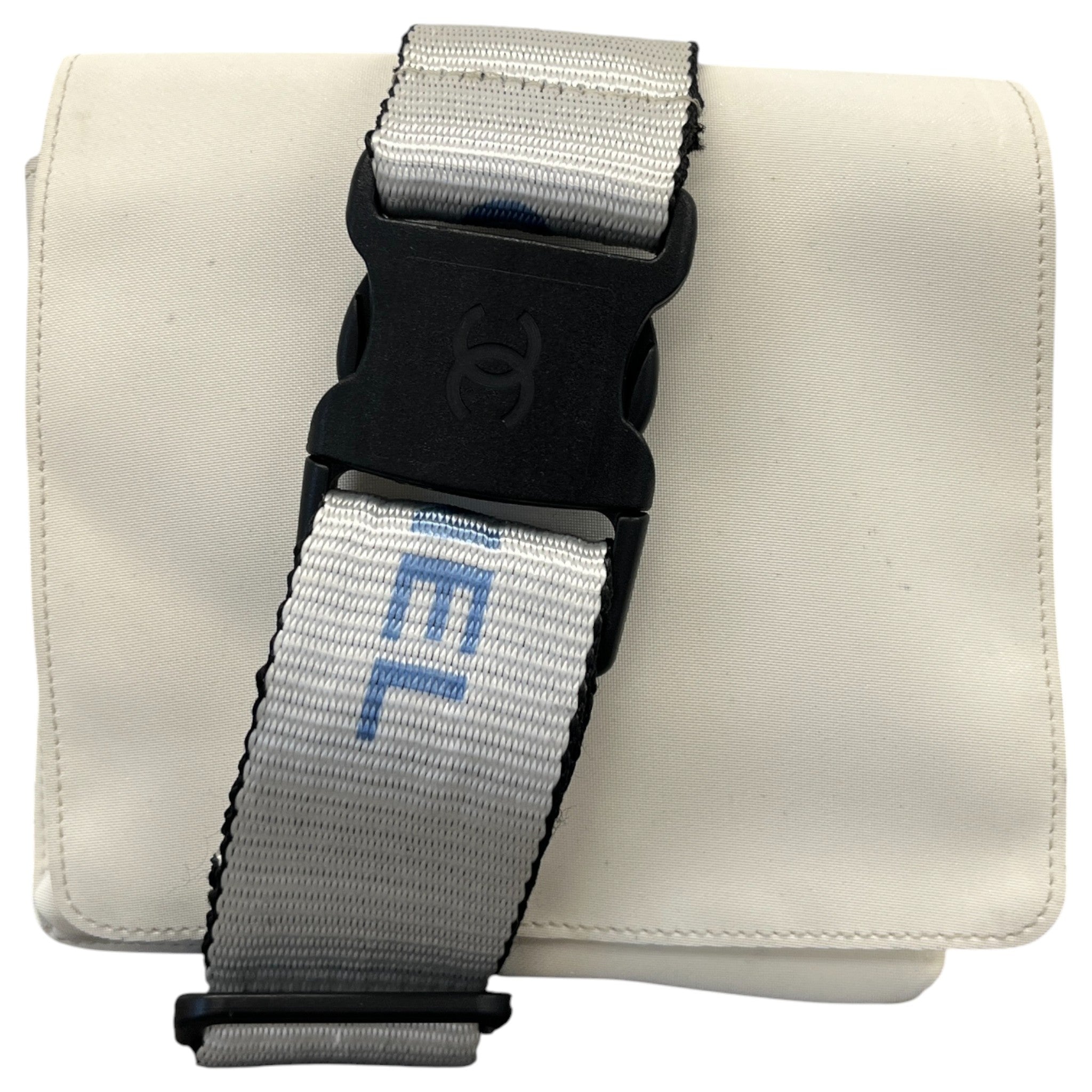 Women's Vintage Nylon Logo Strap Belt Bag Cream