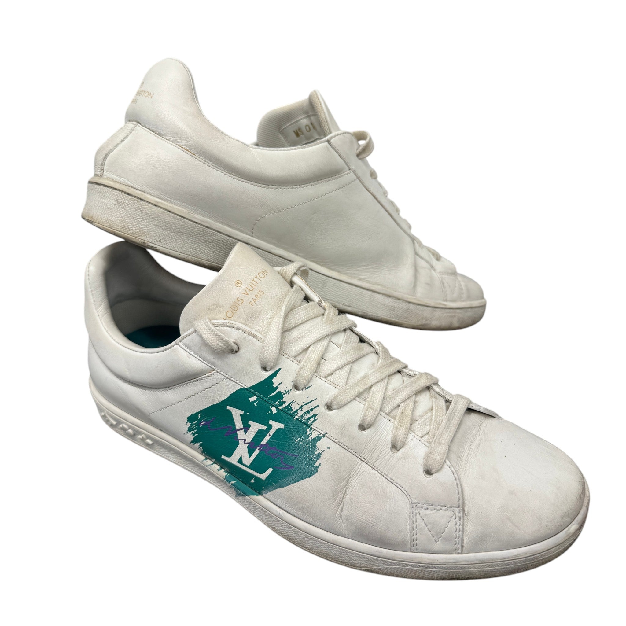 Men's Luxembourg Low Trainers White Size EU 42 / UK 8