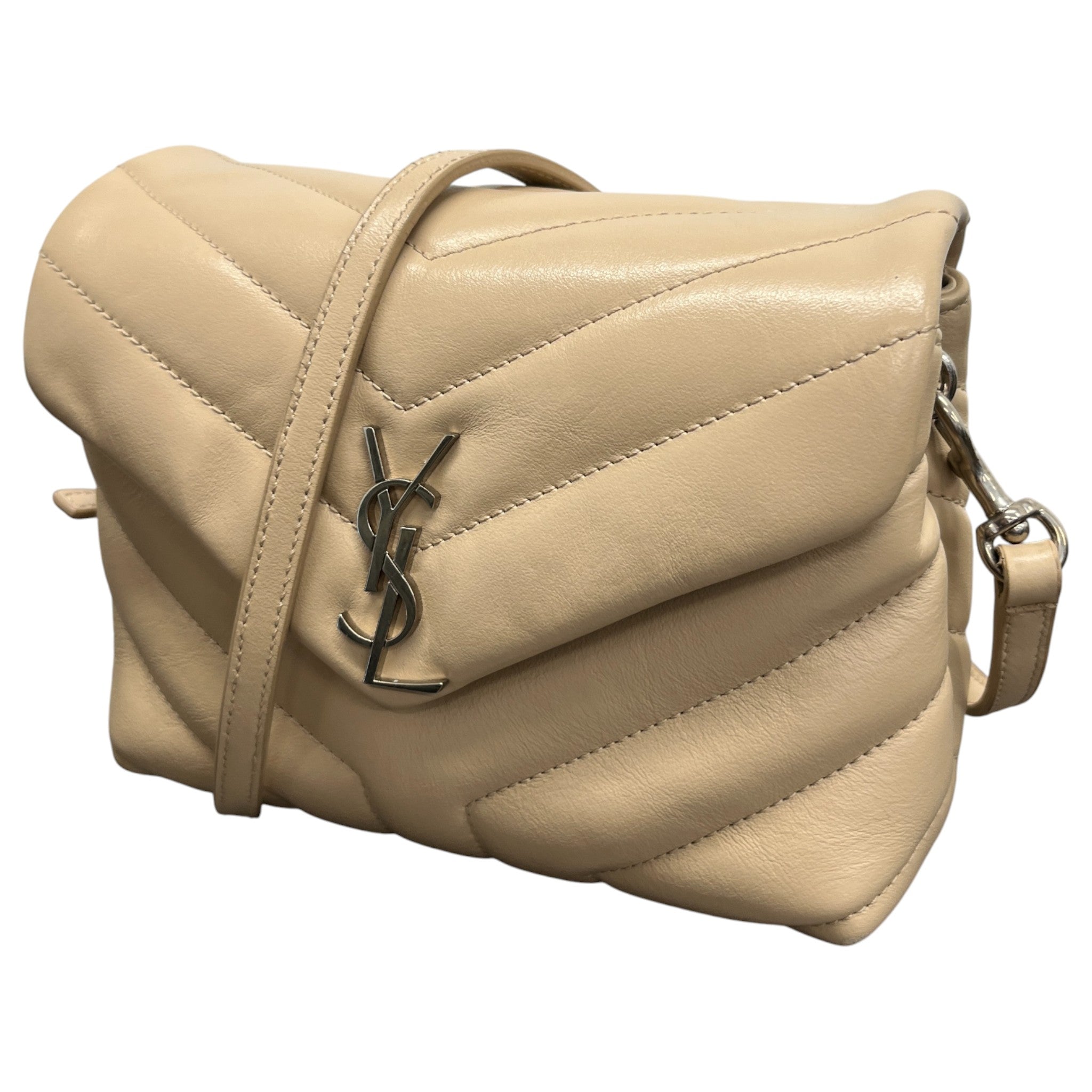 Women's Loulou Toy Crossbody Matelasse Bag Beige