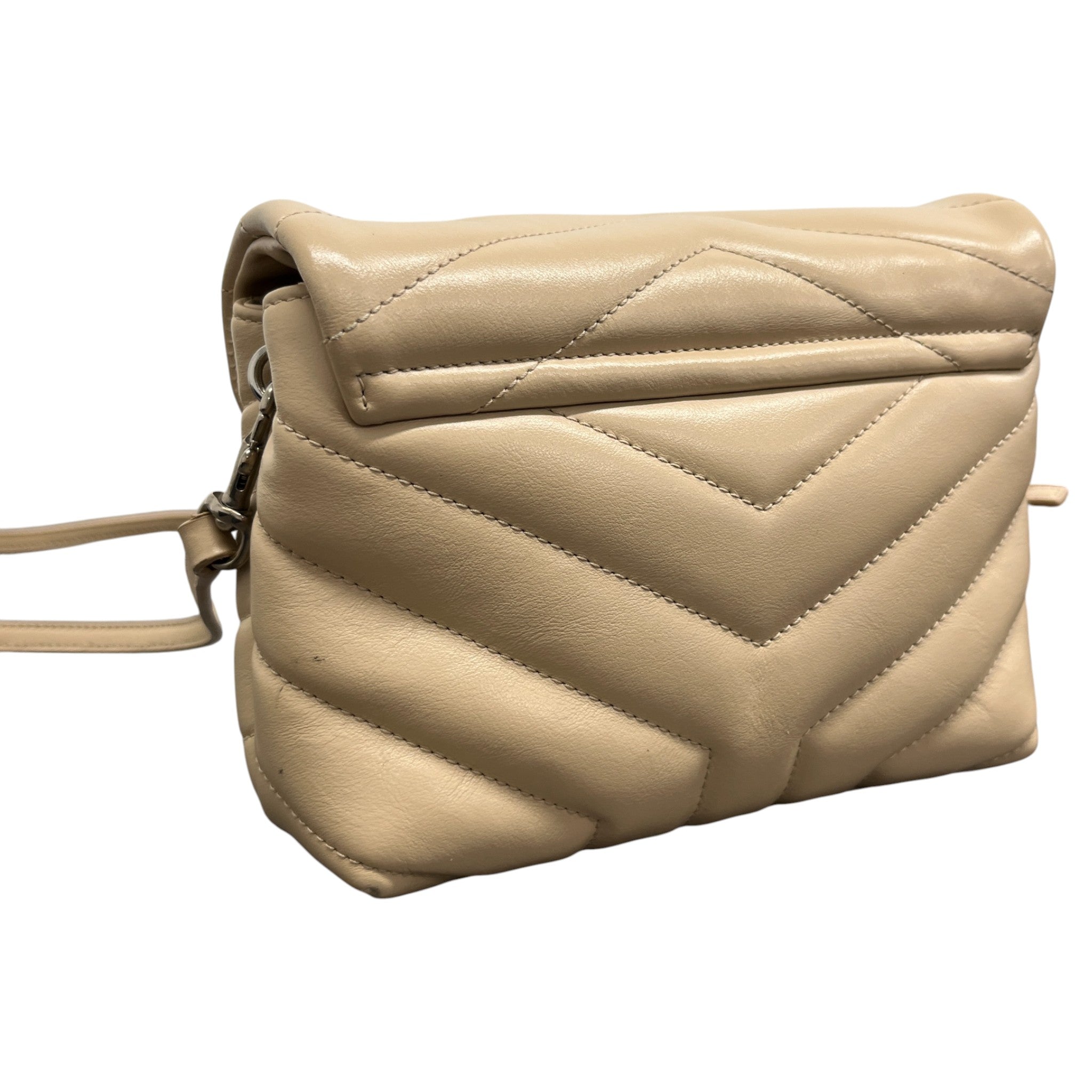 Women's Loulou Toy Crossbody Matelasse Bag Beige