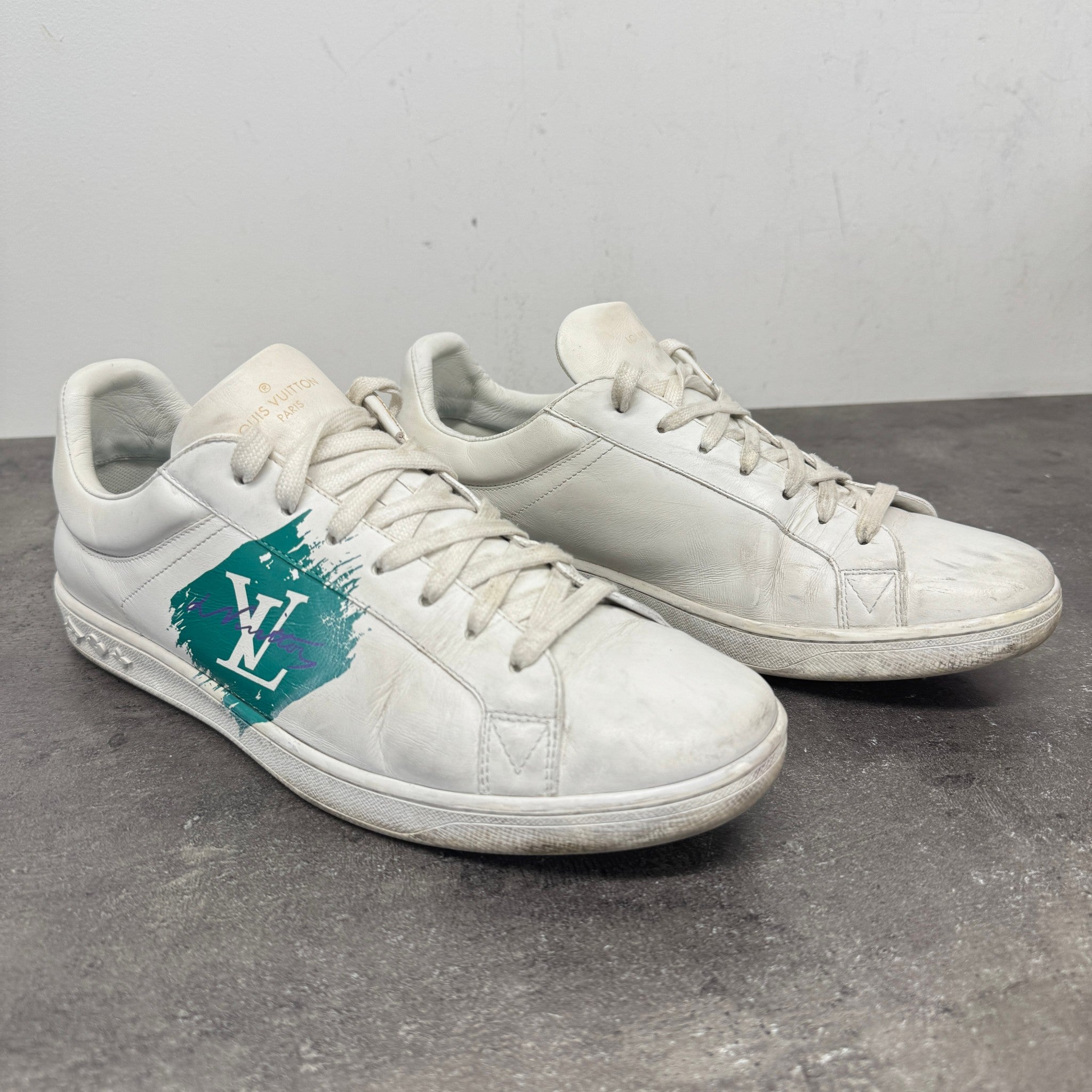 Men's Luxembourg Low Trainers White Size EU 42 / UK 8