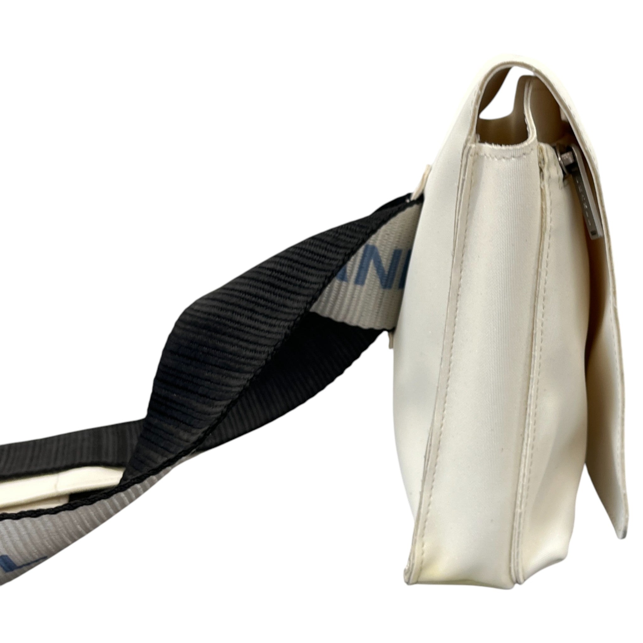 Women's Vintage Nylon Logo Strap Belt Bag Cream