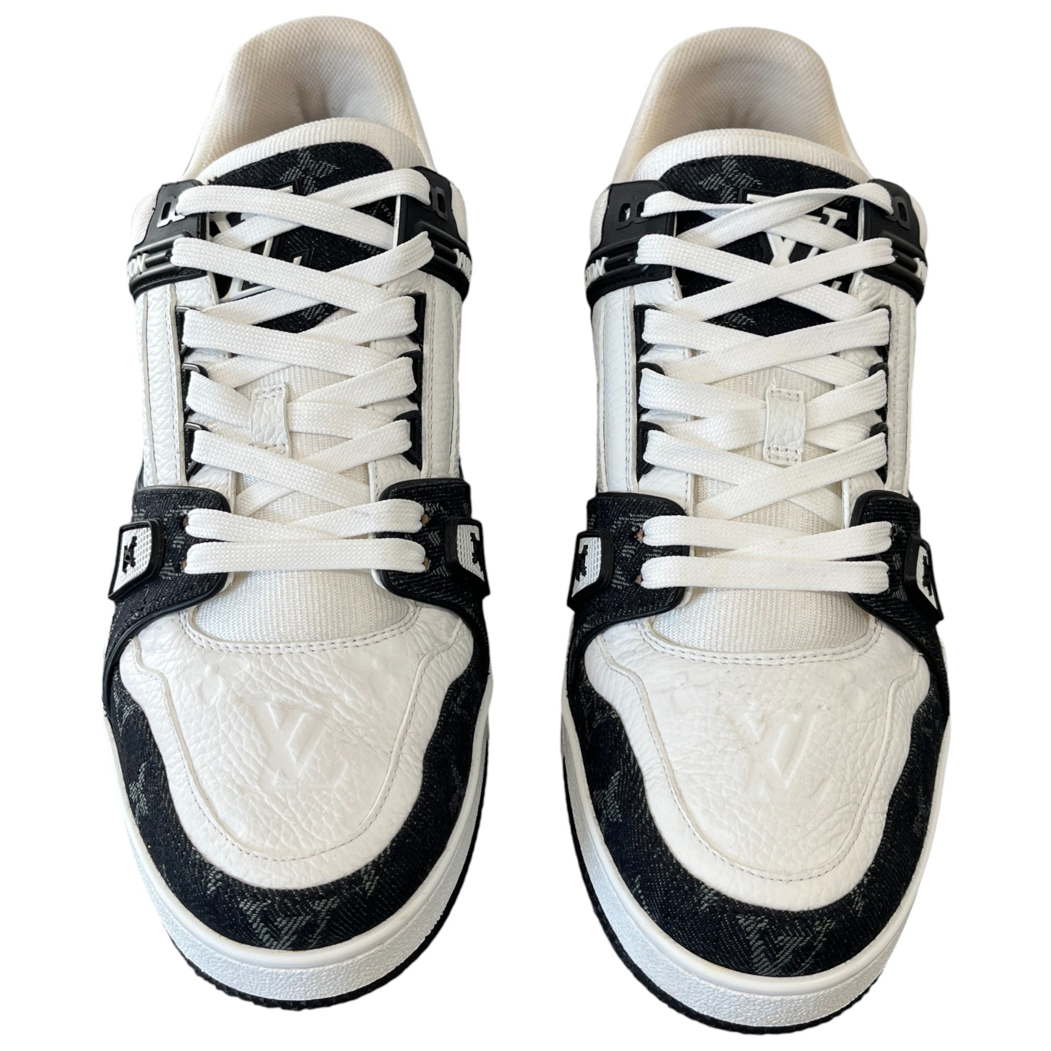 Men's Lv Denim Low Trainers Black Size EU 42 / UK 8