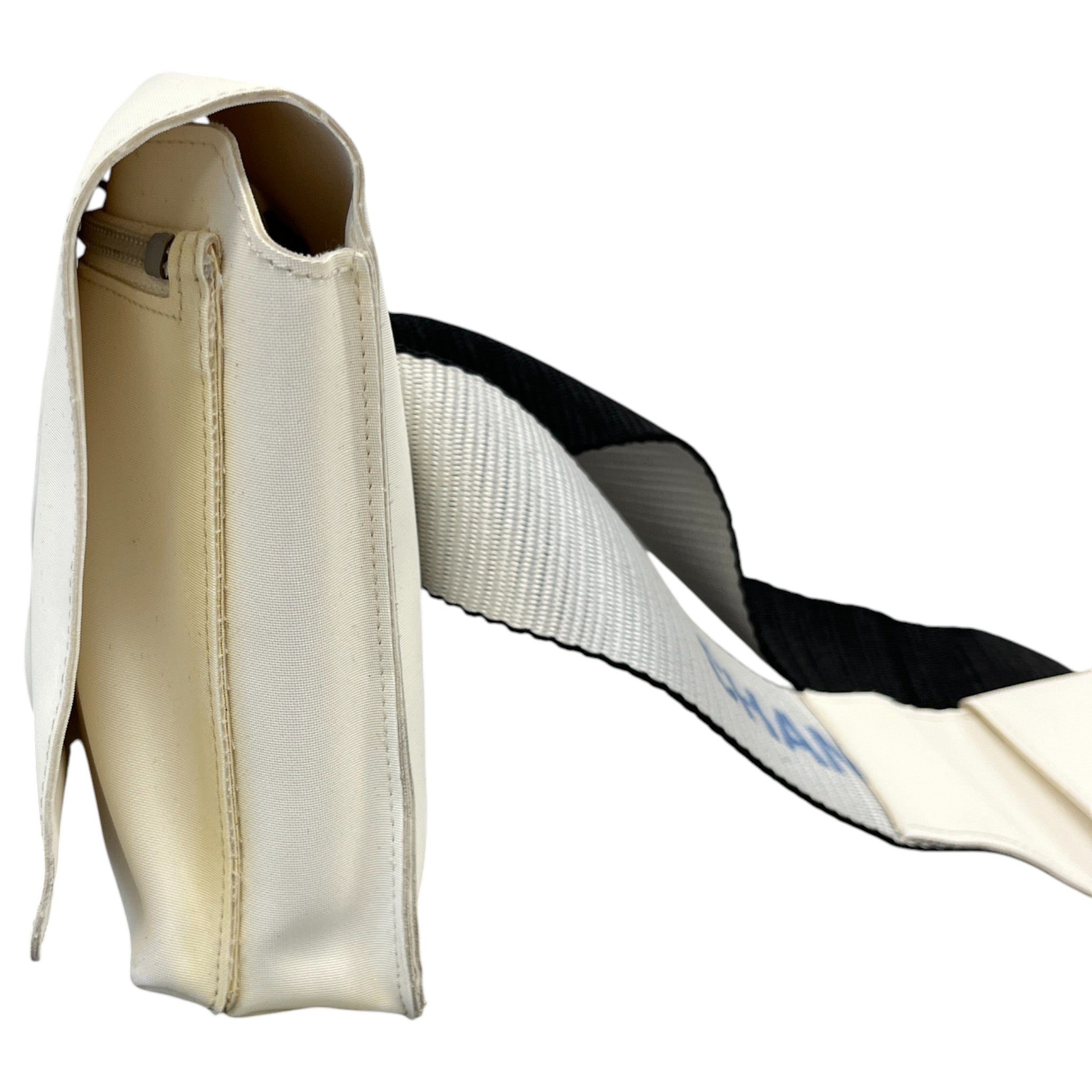 Women's Vintage Nylon Logo Strap Belt Bag Cream