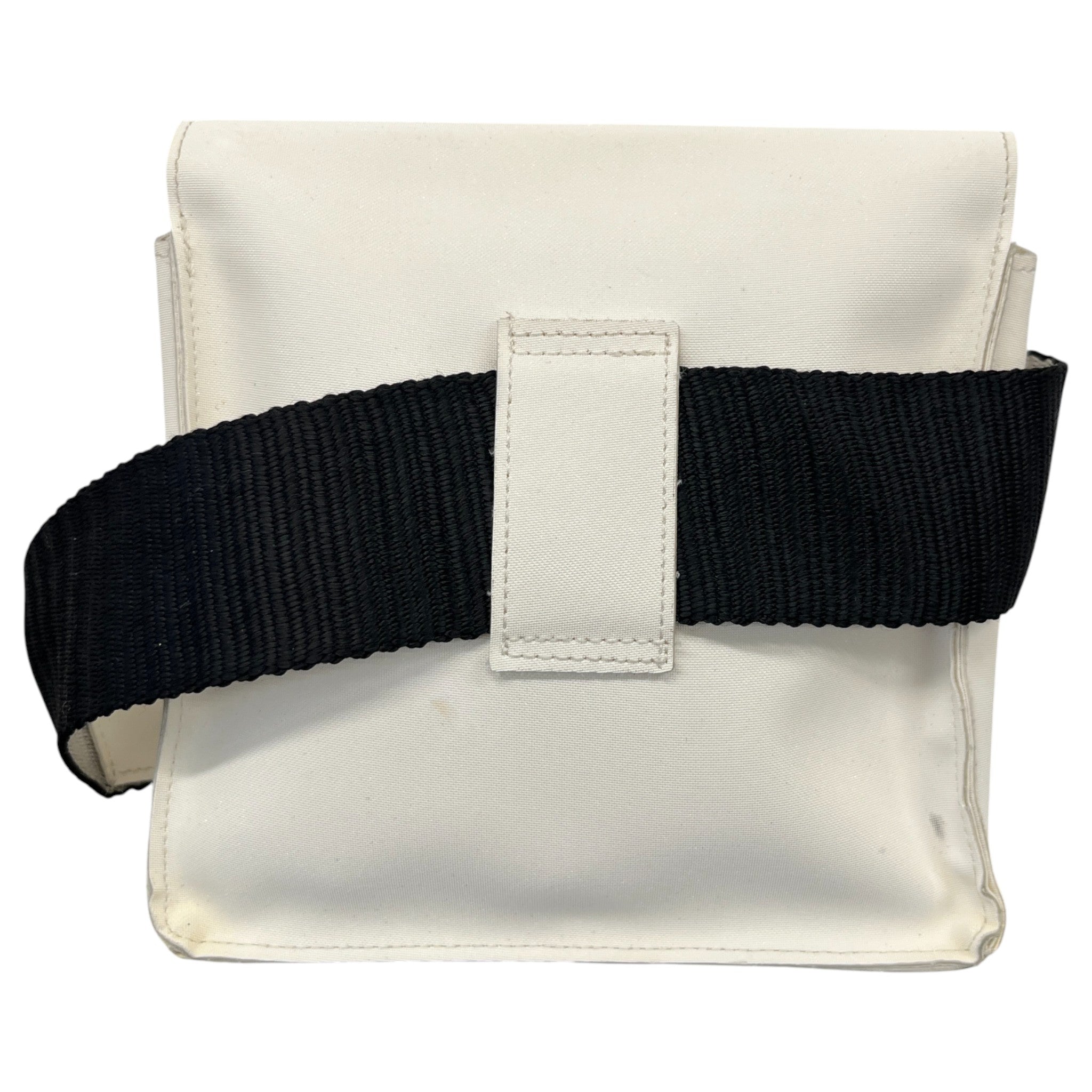 Women's Vintage Nylon Logo Strap Belt Bag Cream