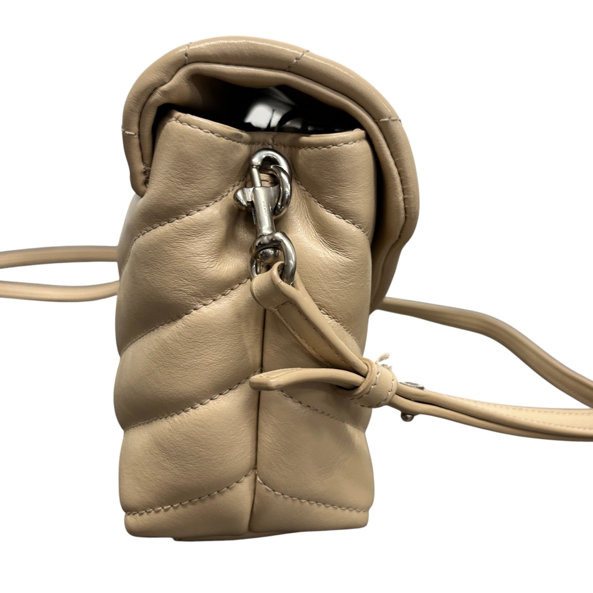 Women's Loulou Toy Crossbody Matelasse Bag Beige