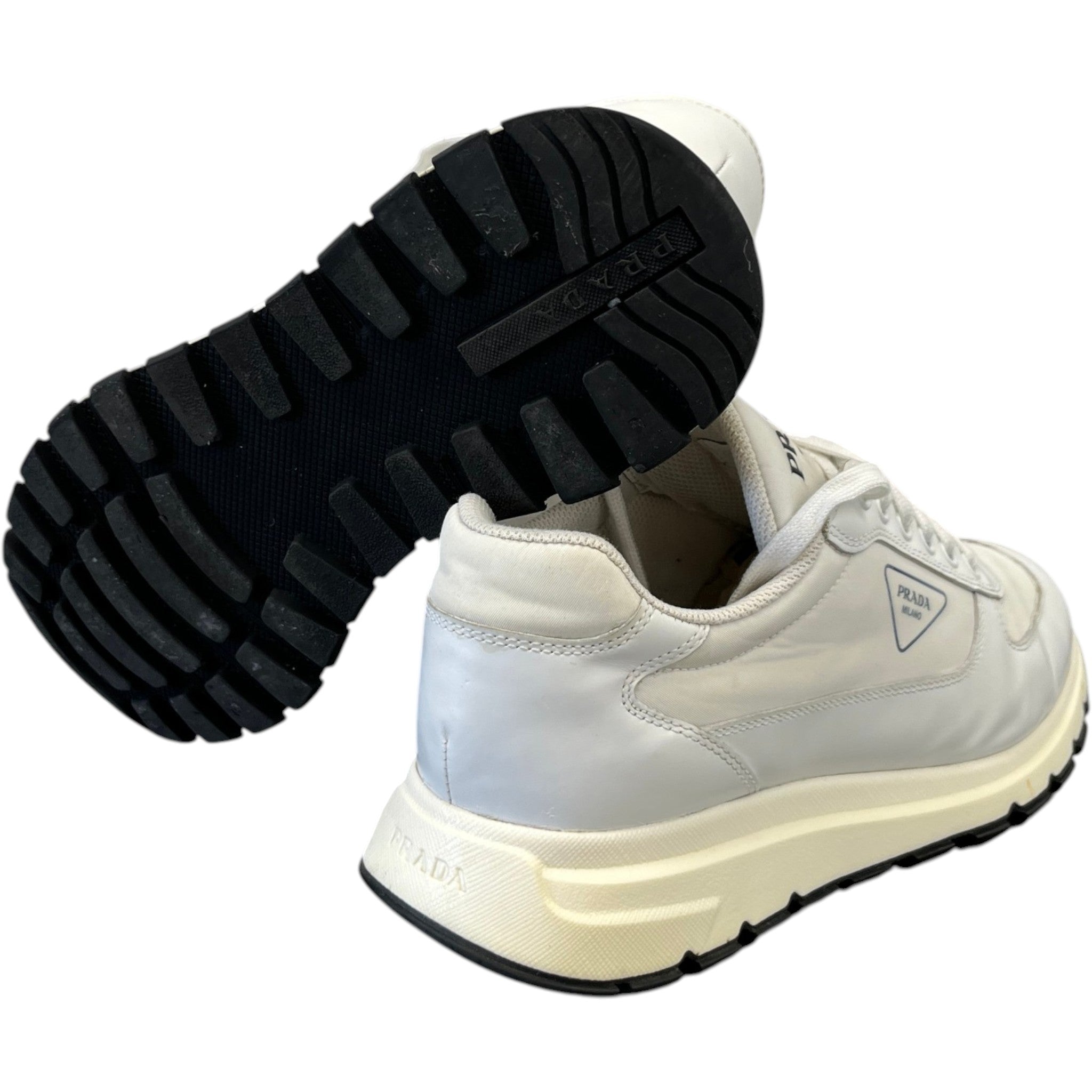 Men's Prax 01 Re-Nylon Low Trainers Cream Size EU 41 / UK 7
