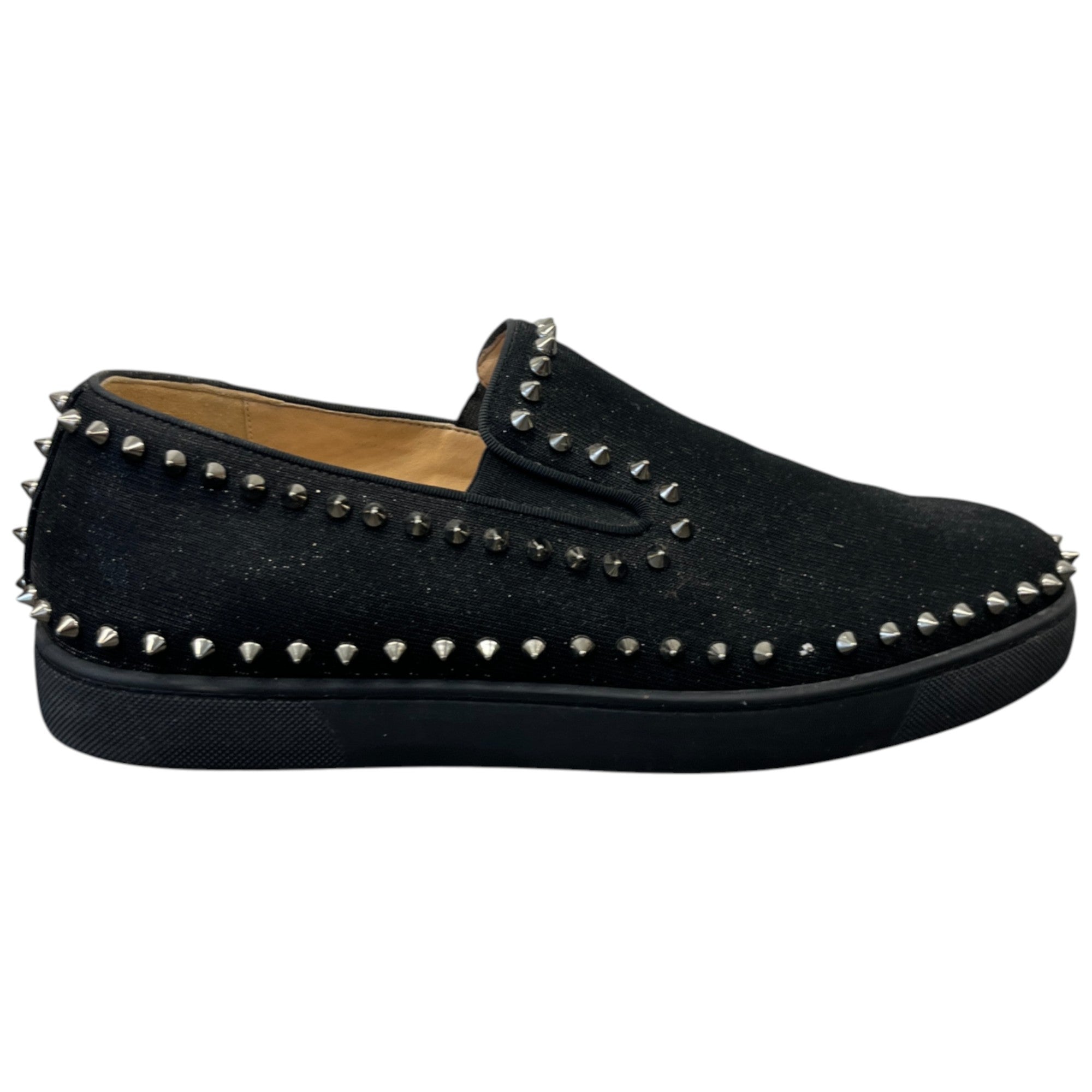 Men's Studded Loafers Black Size EU 42.5 / UK 8.5